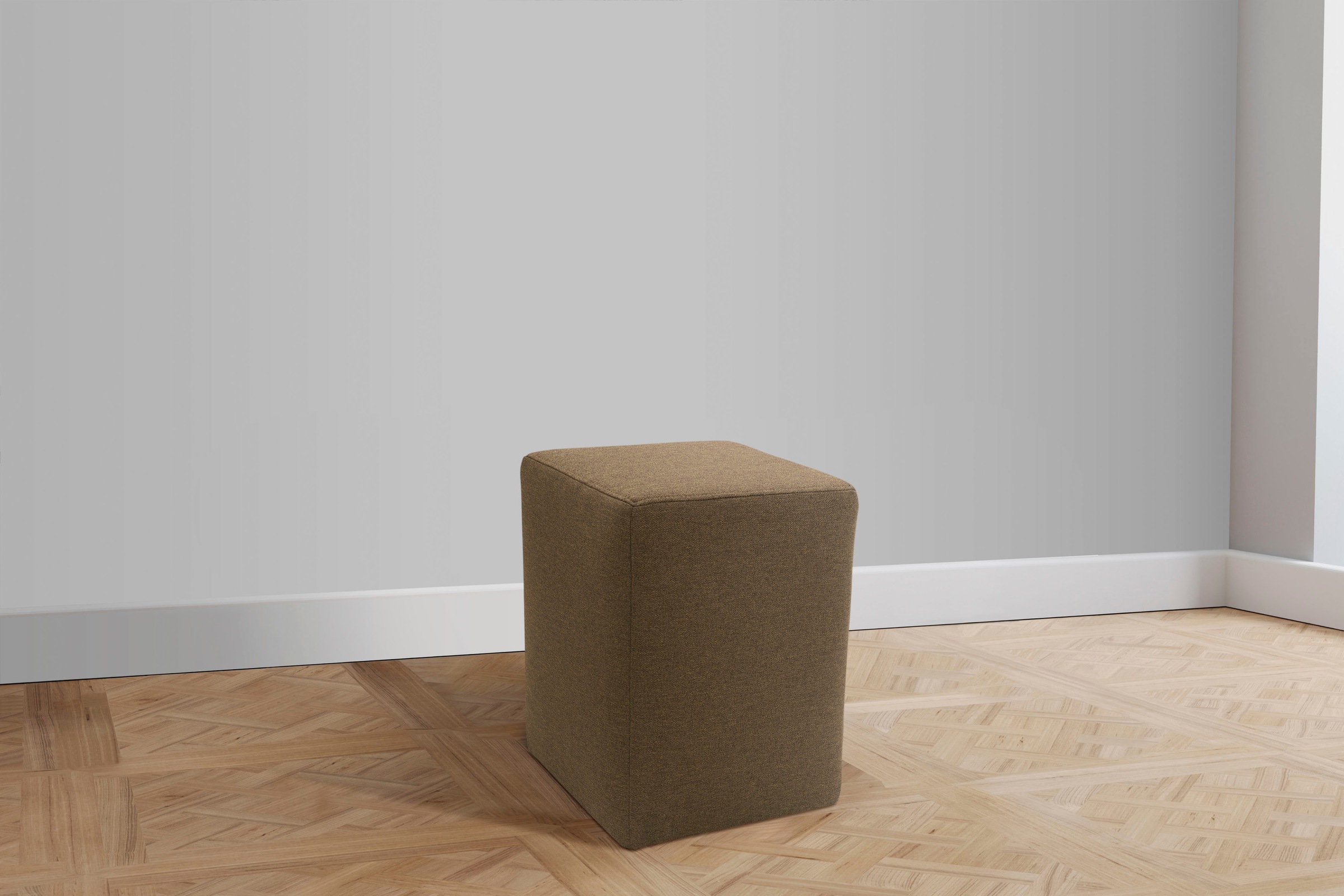DOMO collection Polsterhocker »700012  B/T/H: 38/38/47 cm«, in 2 Wochen lieferbar, in vielen Farben, Cord und Feinstruktur