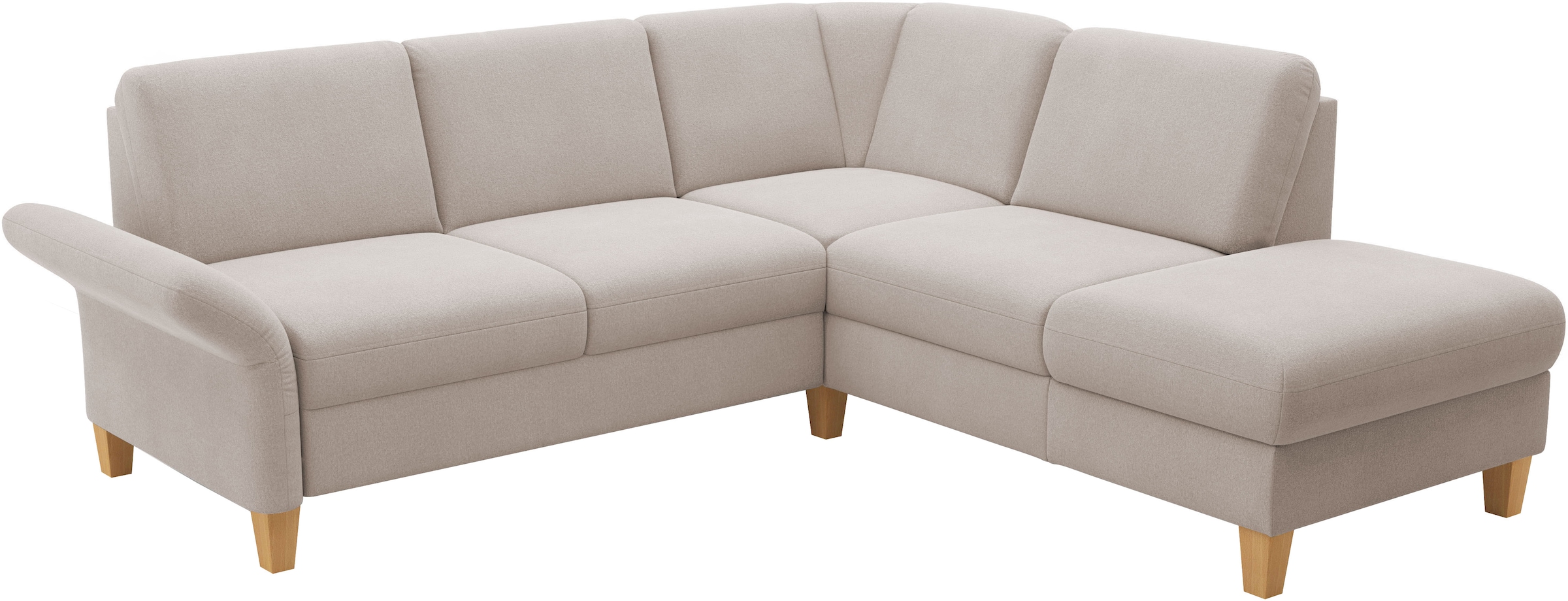 Home affaire Ecksofa »Rochelle, L-Form«, wahlweise mit Armteilverstellung, Bettfunktion und Bettkasten