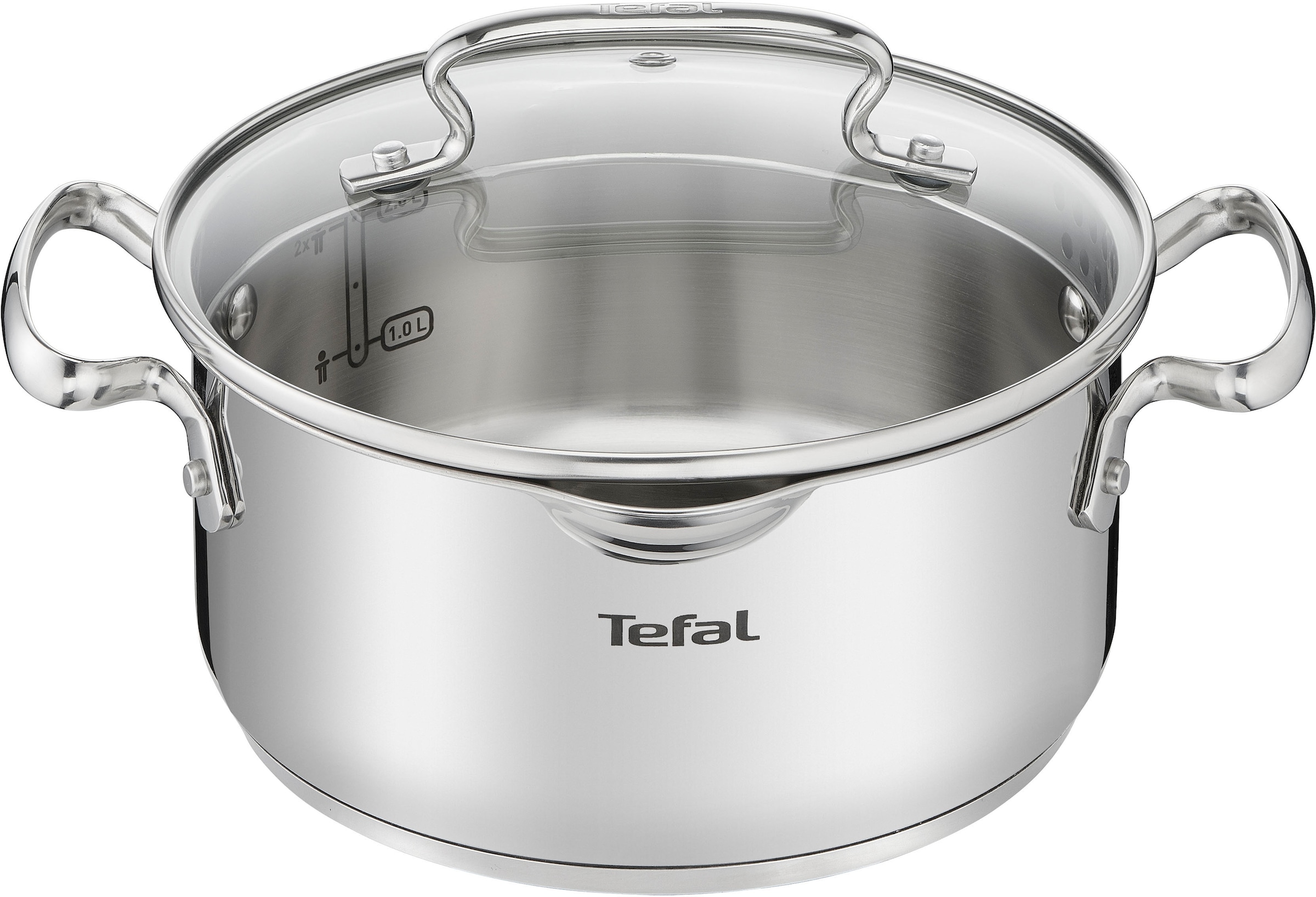 Tefal Kochtopf »Duetto+« Edelstahl 18/10 günstig online kaufen
