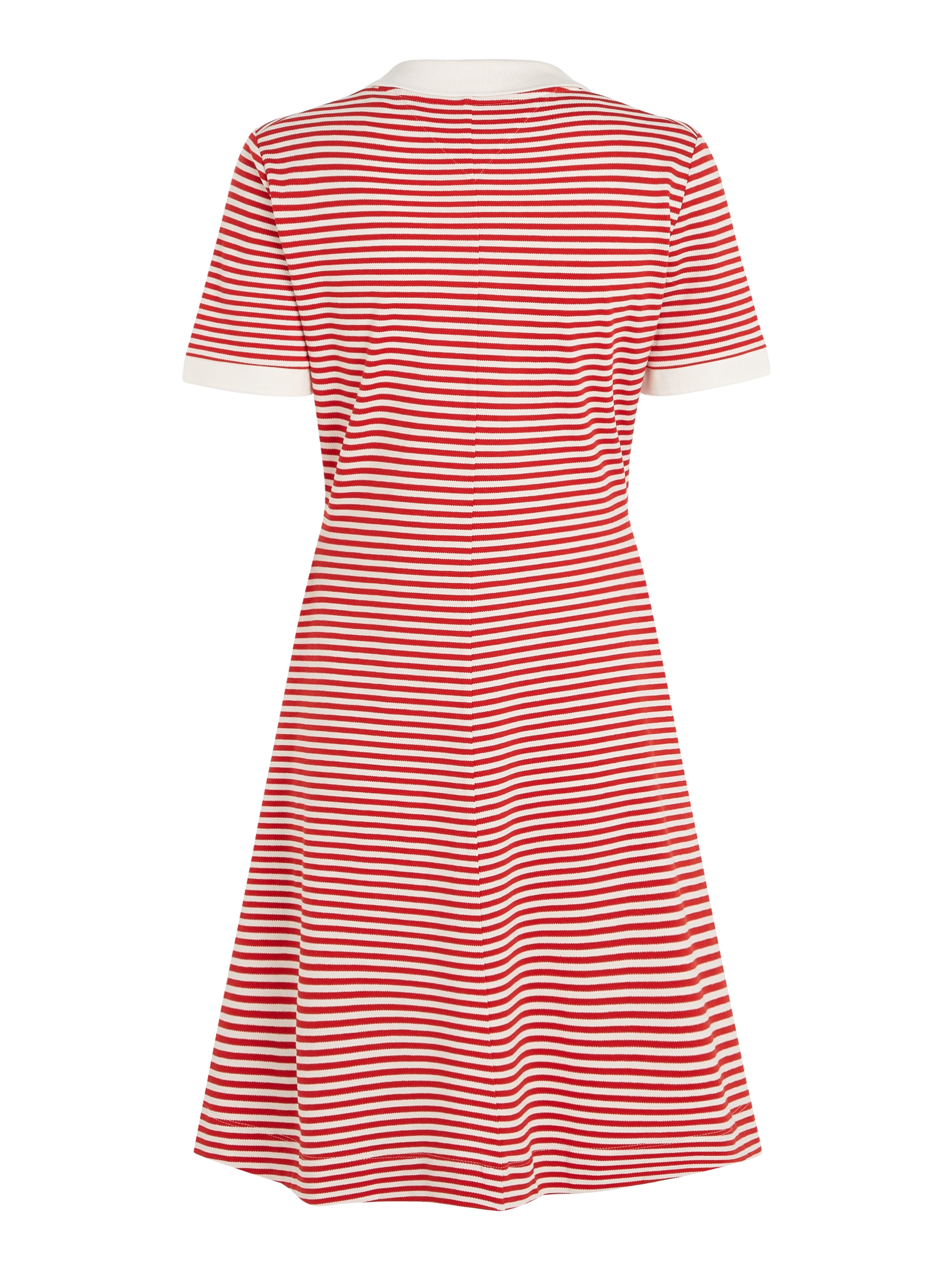 Tommy Hilfiger Polokleid »F&F OPEN PLCKT LYCLL POLO DRS SS«, mit Logostickerei