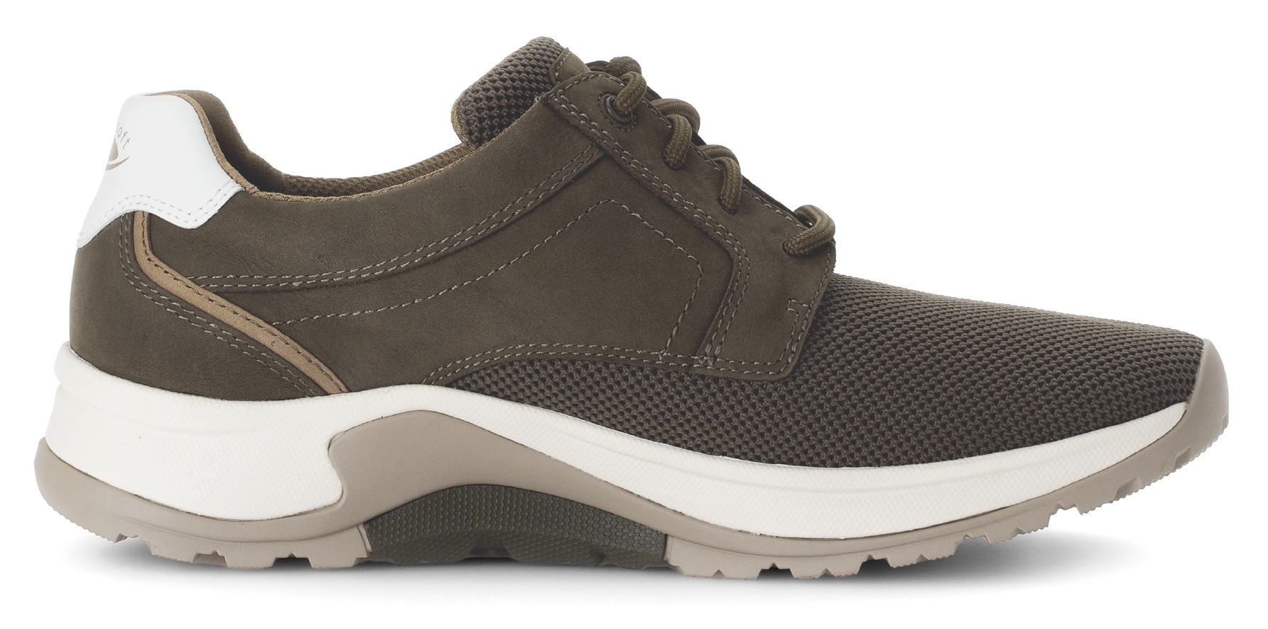 rollingsoft Keilsneaker  , Freizeitschuh, Halbschuh, Schnürschuh mit Ziernähten, G-Weite