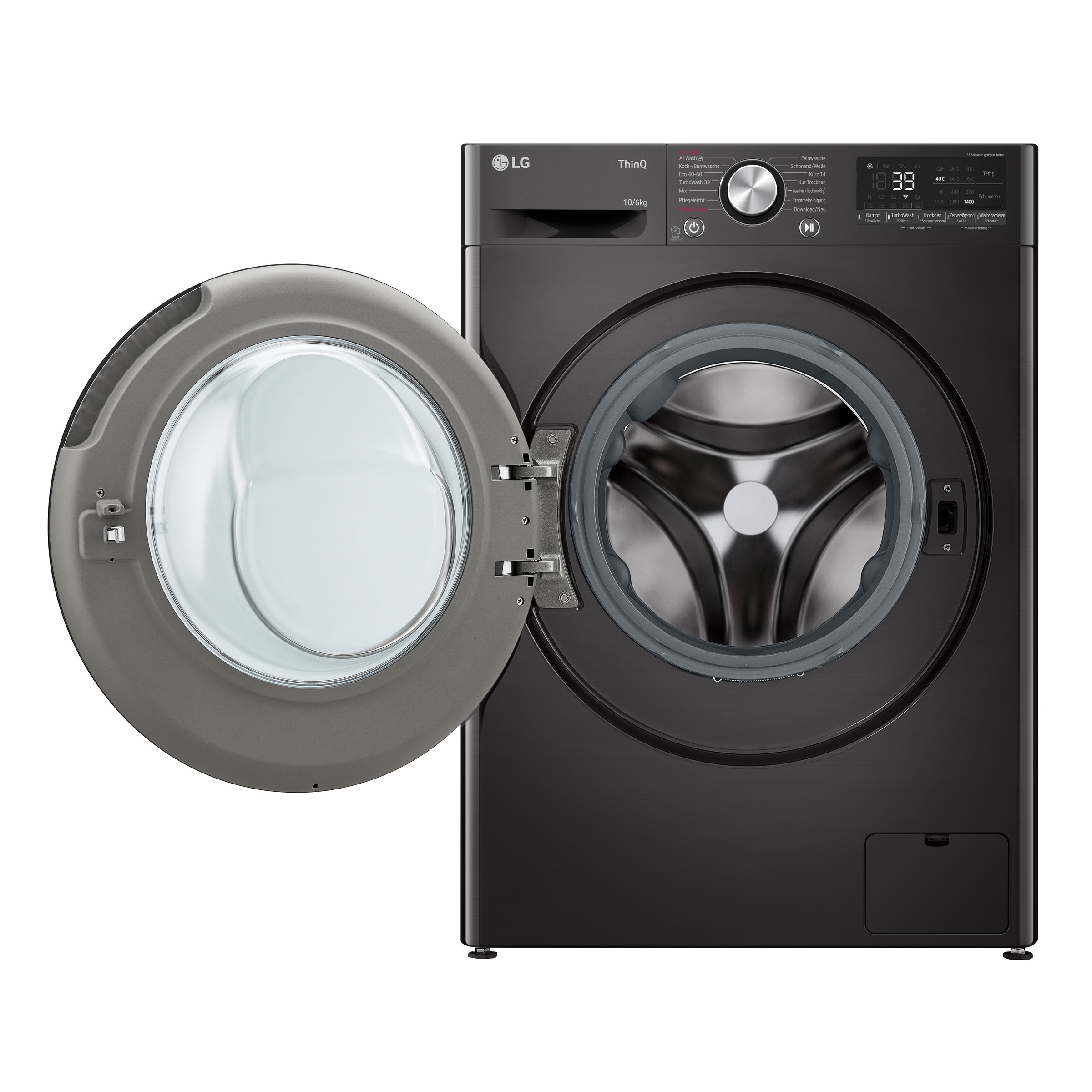 LG Waschmaschine »F4WR700YB«, 10 kg, 1400 U/min, AI Wash, ThinQ App inkl. Programm-Download