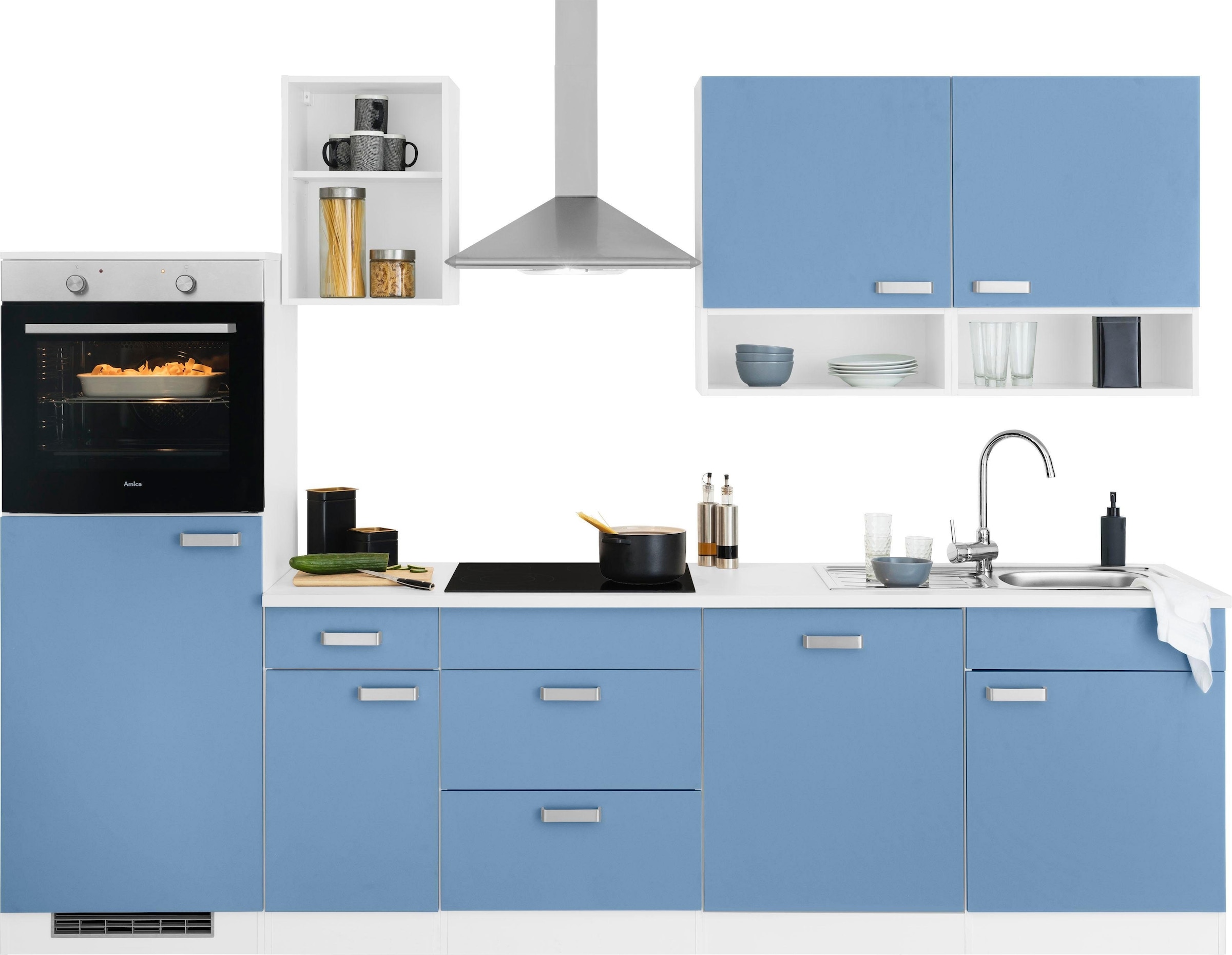 wiho Küchen Küchenzeile »Husum«, ohne E-Geräte, Breite 280 cm online  bestellen