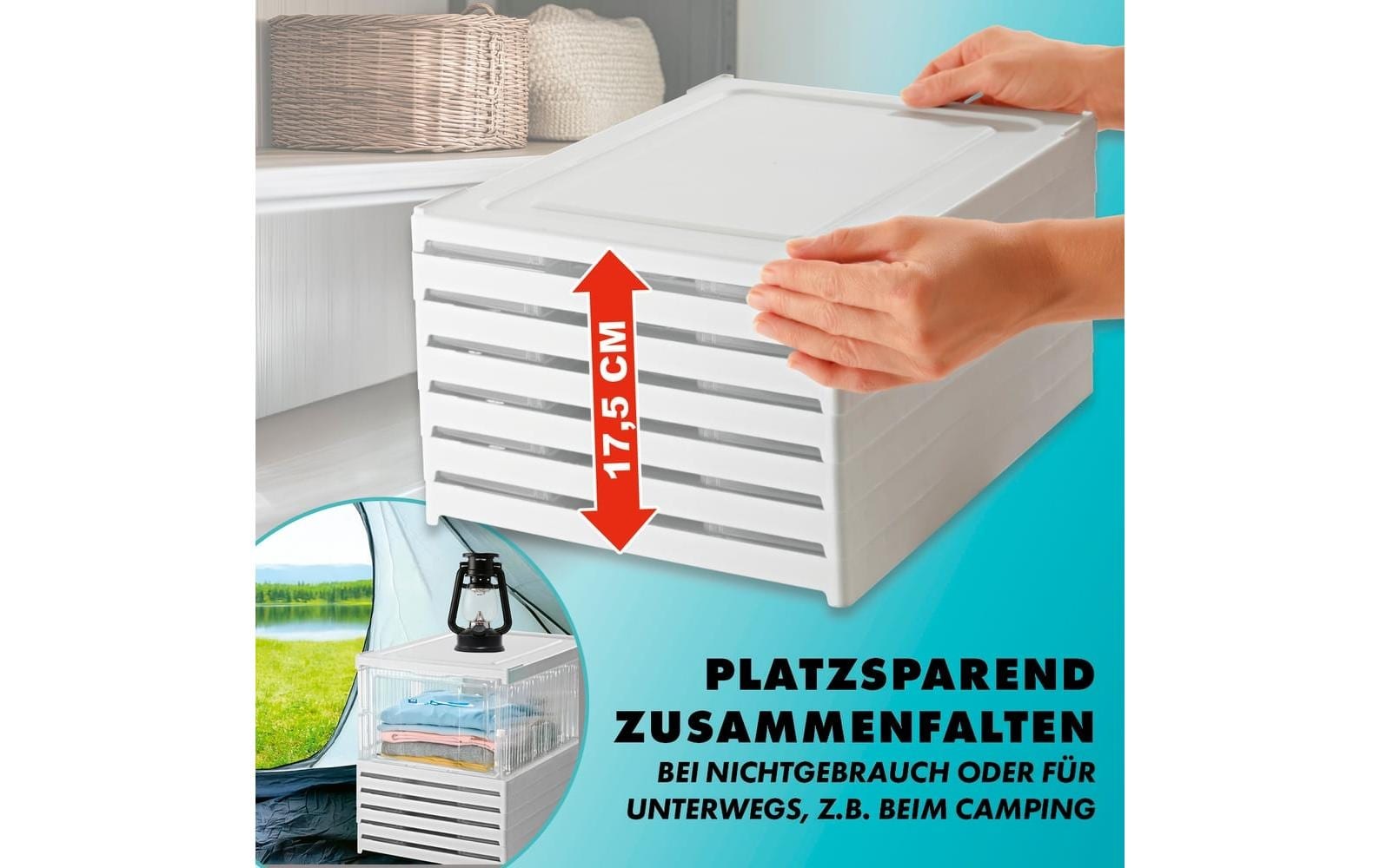 EASYmaxx Schuhregal »mit 6 Fächern 25,5 x 105 cm«