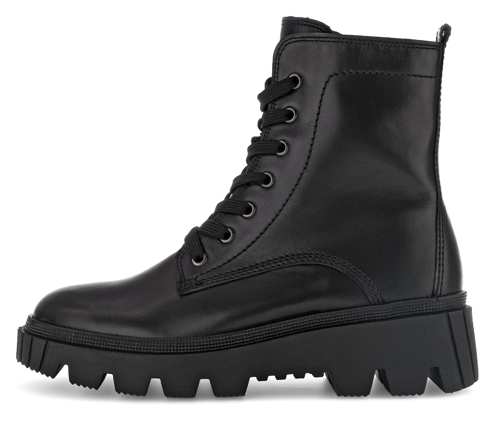 Gabor Schnürboots, Plateau, Schnürstiefelette, Chunky Boots mit Innenreißverschluss