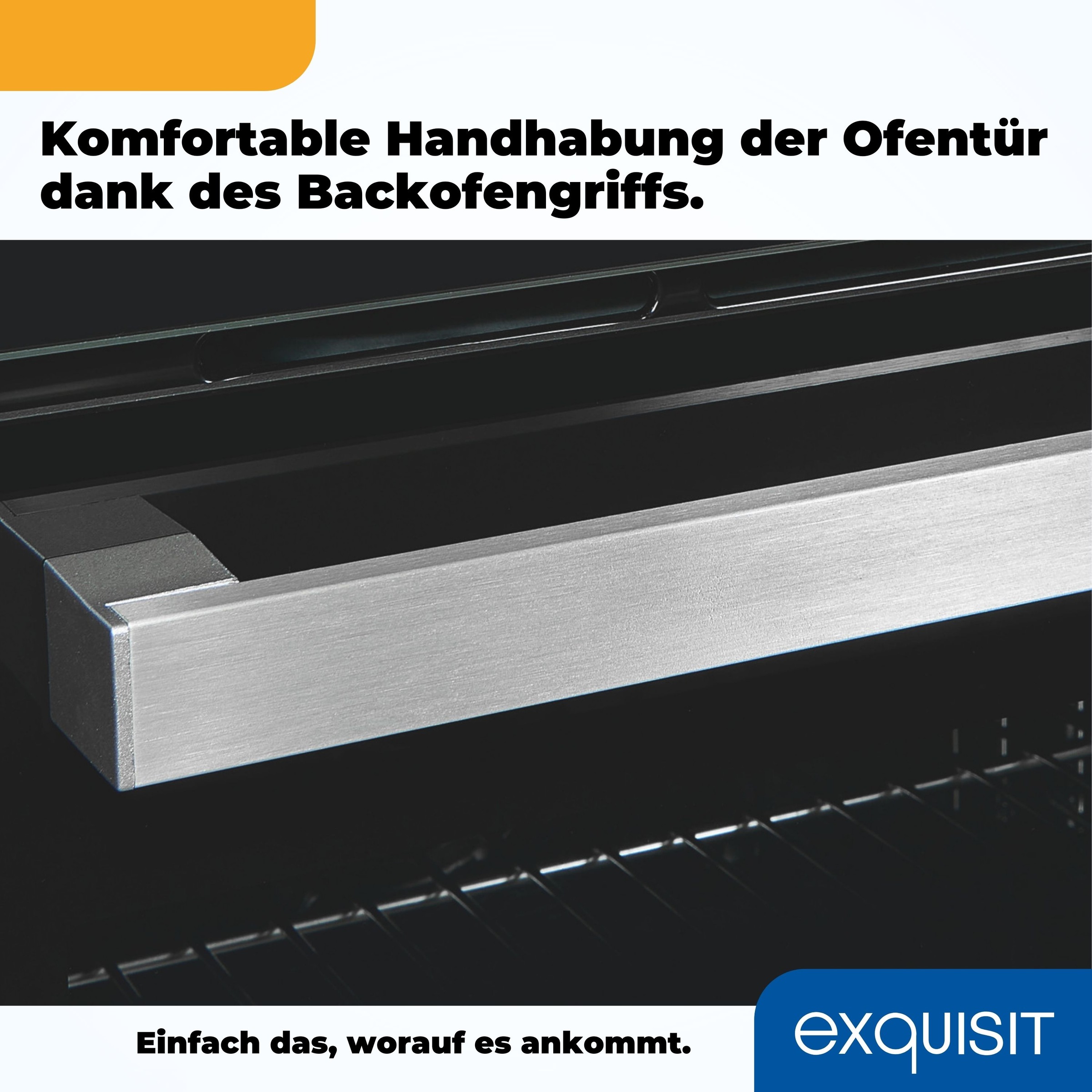 exquisit Elektro-Herd-Set »EHE157-UBZ-020«, mit Teleskopauszug nachrüstbar