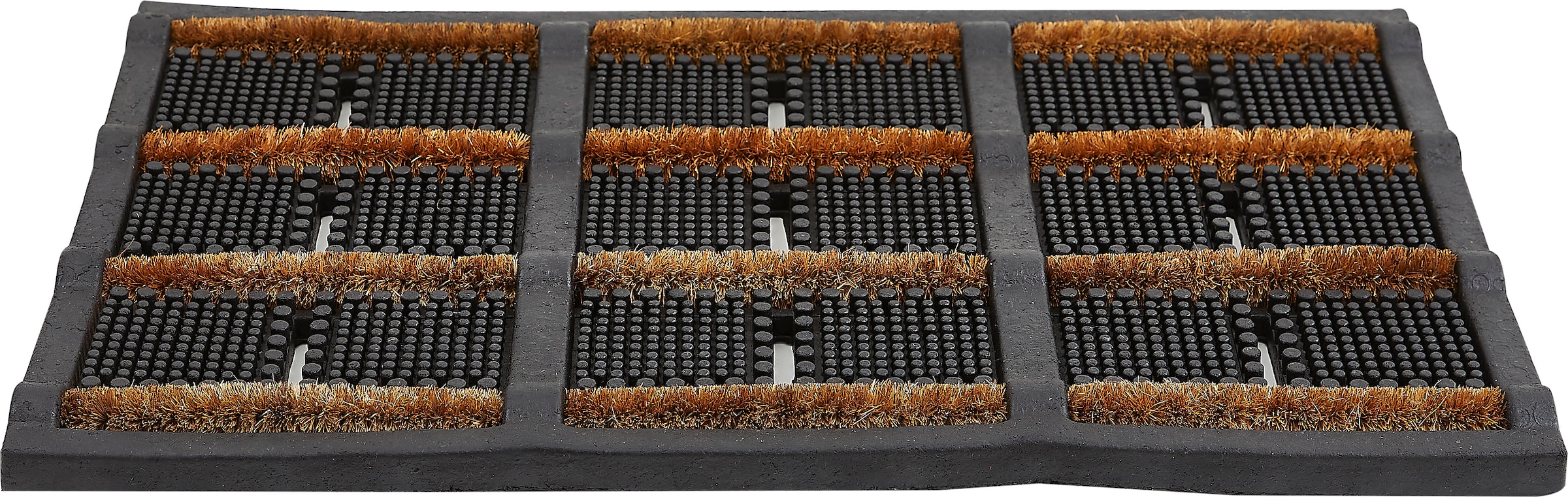 Andiamo Fußmatte »Robusta«, rechteckig, 30 mm Höhe, Schmutzfangmatte, mit Bürsten aus Kokos, In- und Outdoor geeignet