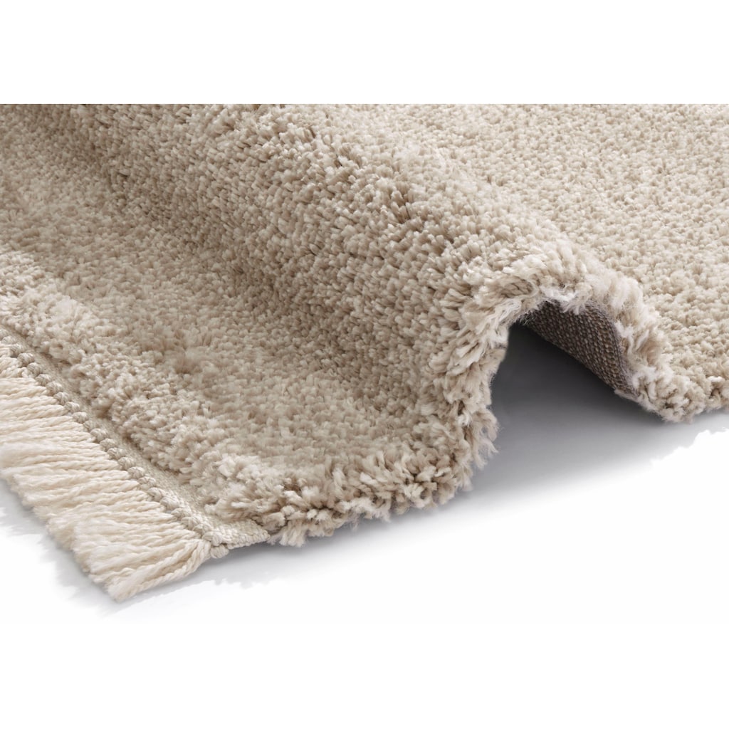 freundin Home Collection Hochflor-Teppich »Aloe«, rechteckig