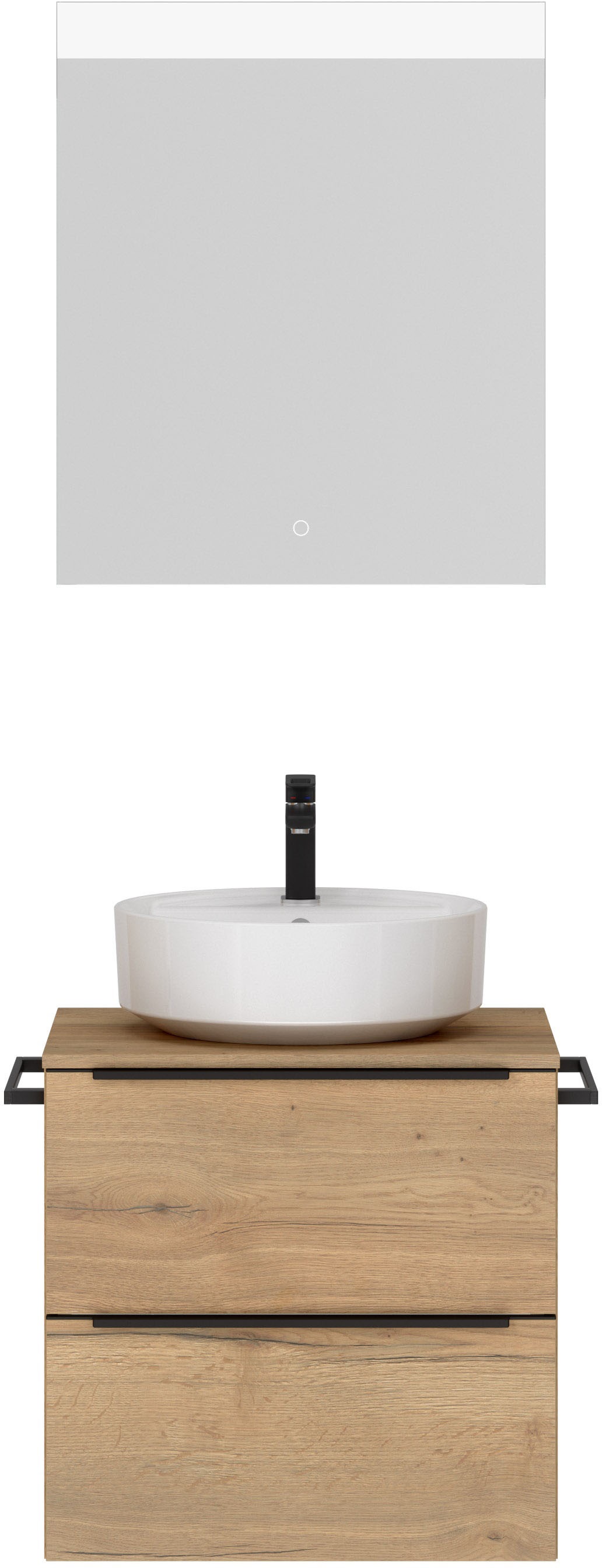 nobilia® Badmöbel-Set »Alvene« vormontiert, mit Soft-Close, 2 Stk. tlg. günstig online kaufen