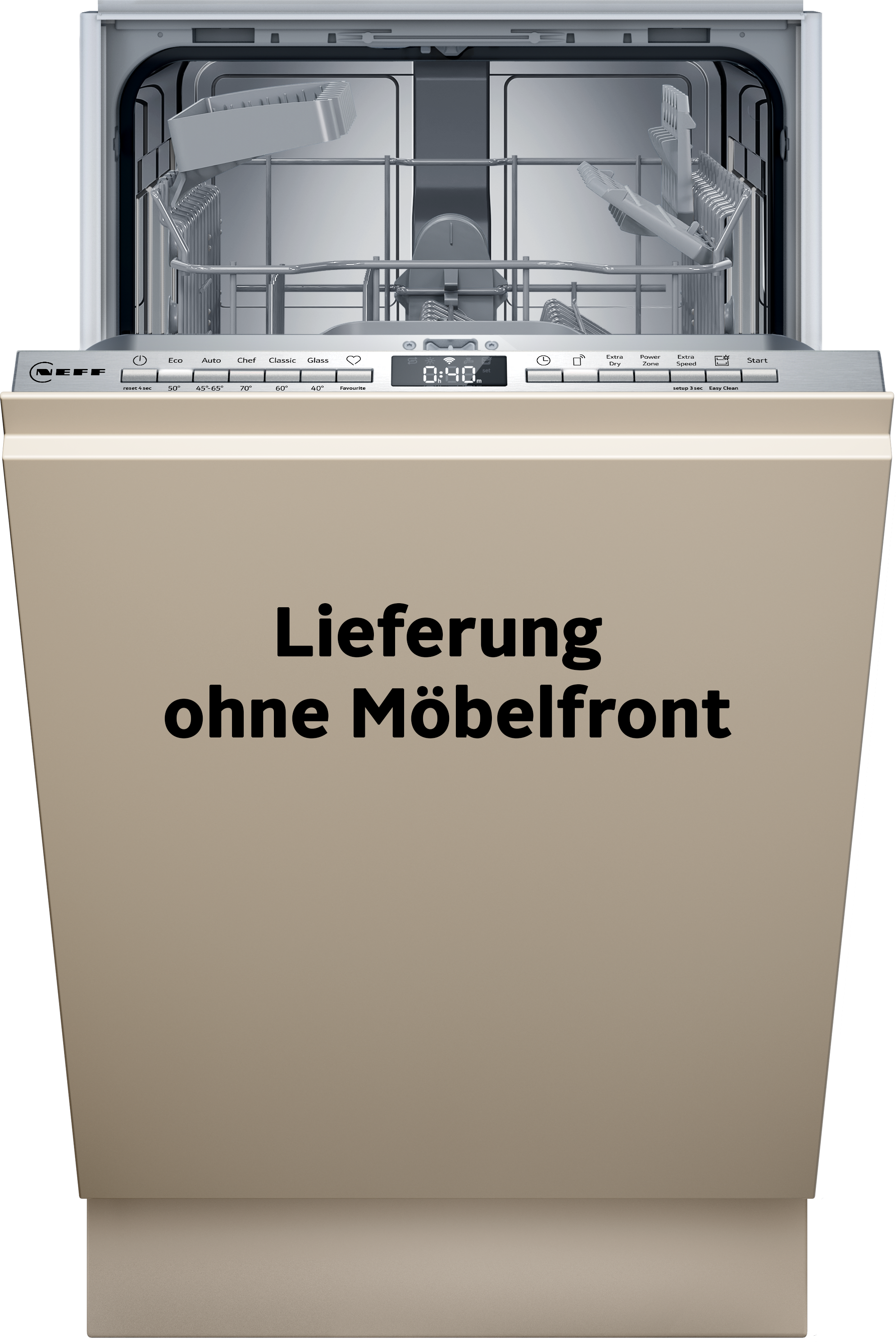 NEFF vollintegrierbarer Geschirrspüler »S855EKX33E«, 10 Maßgedecke, mit Rac günstig online kaufen