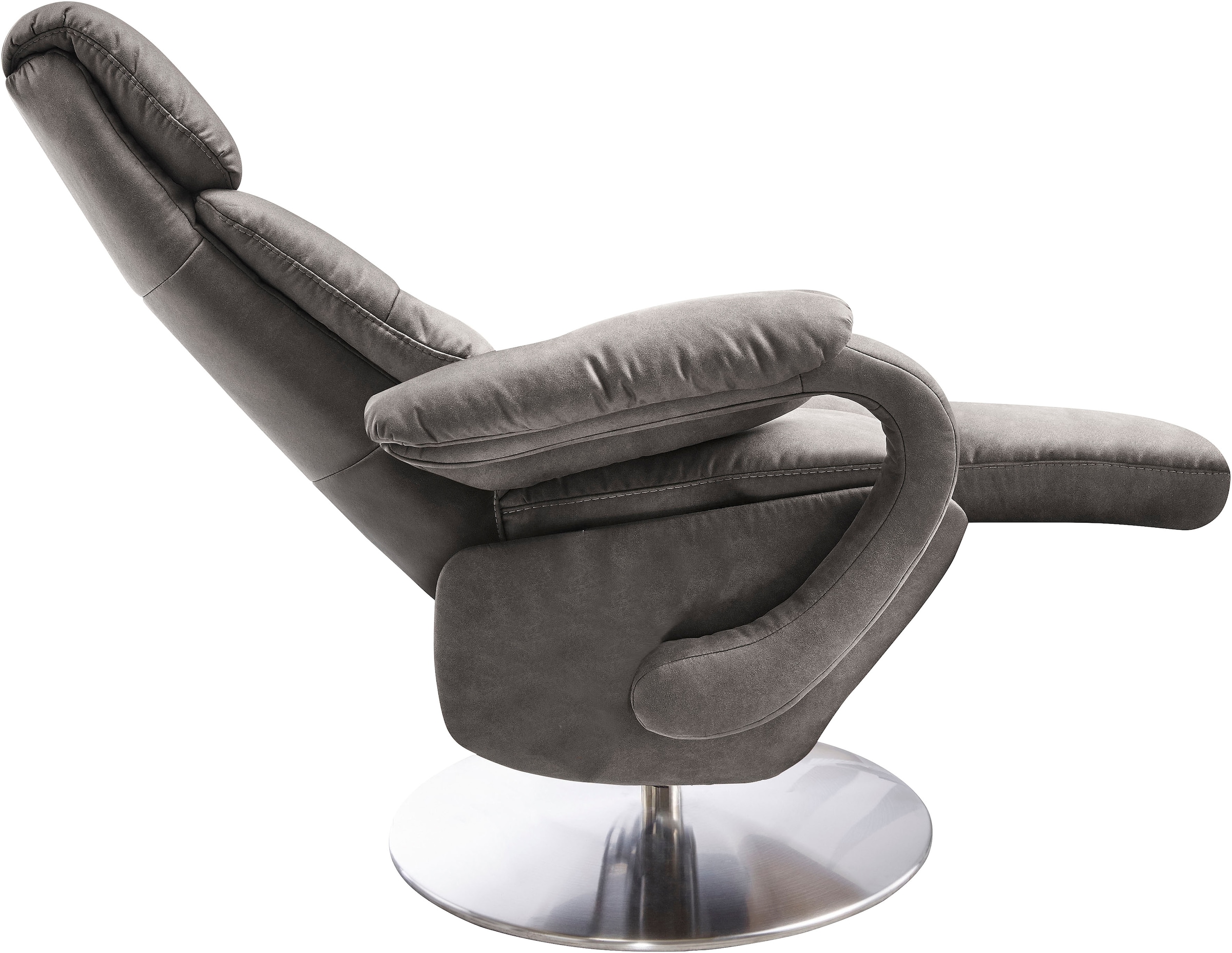 sit&more TV-Sessel »Invito mit Kopfteilverstellung & Drehfunktion, weitere Funktionen« Ergonomie M: manuelle Fußstütze & Rückenlehne