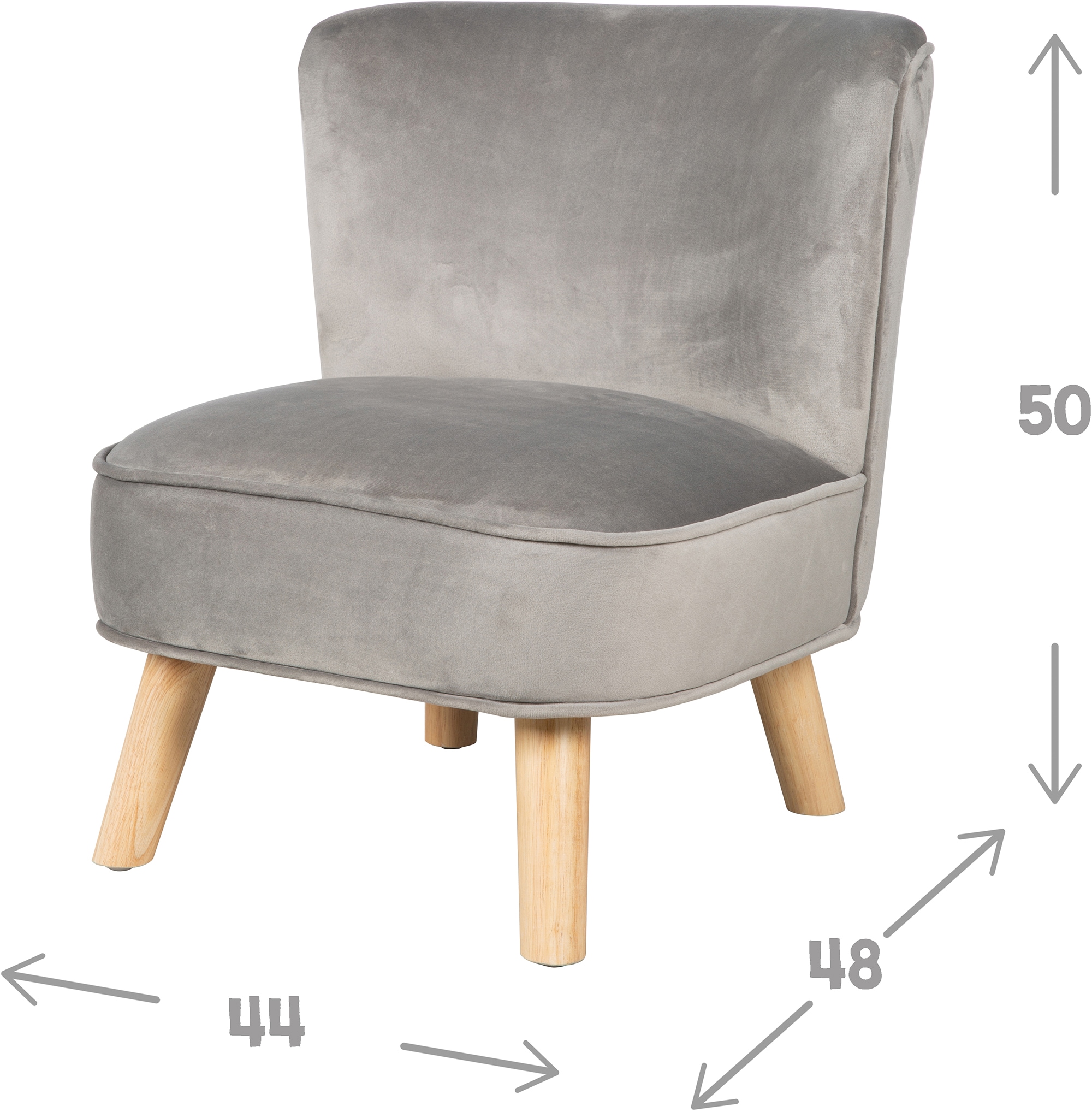 roba® Kindersessel »Lil Sofa«, mit Holzfüßen