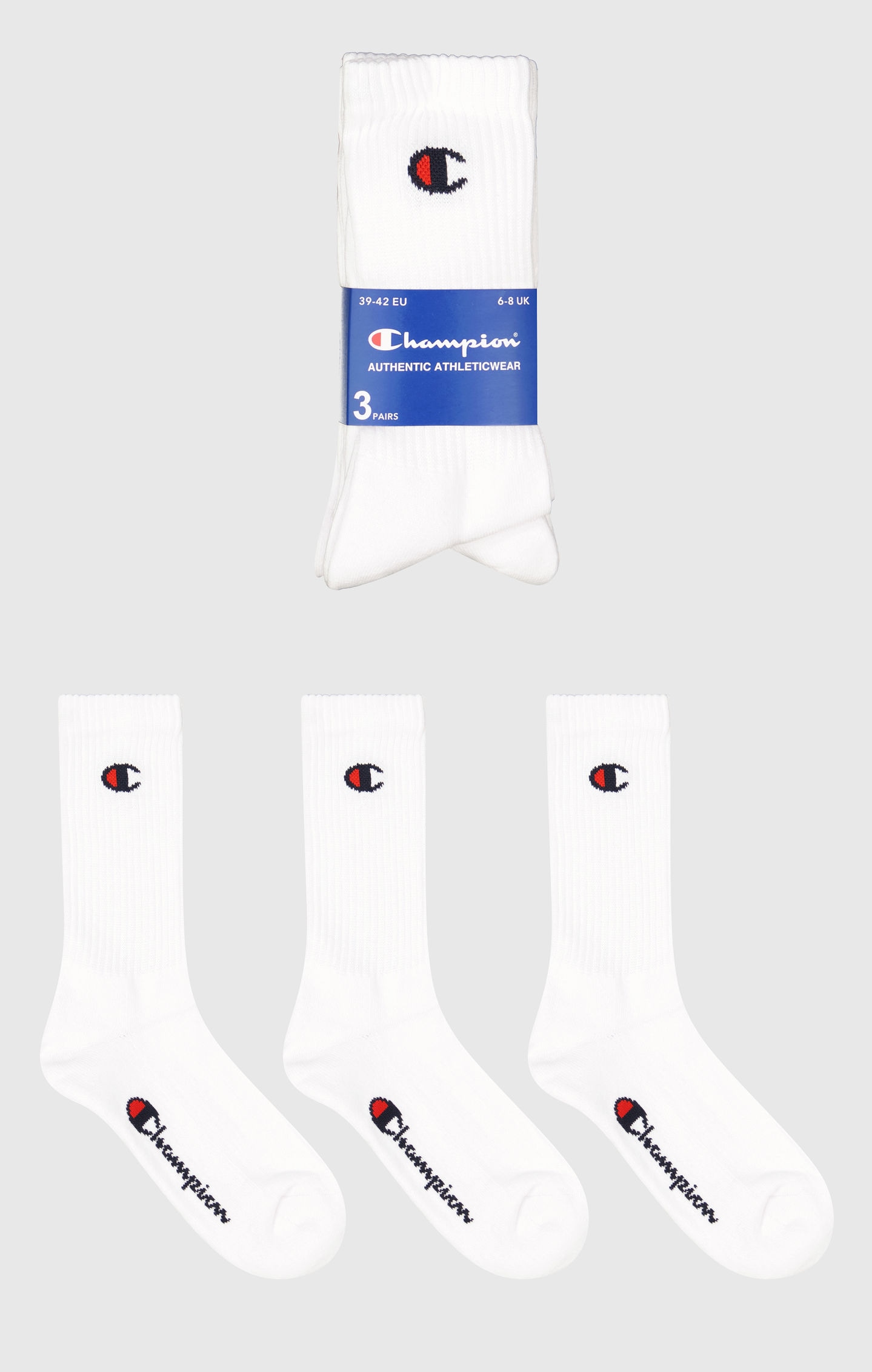 Champion Tennissocken »3 Pack Crew Socks« 3 Paar tlg.