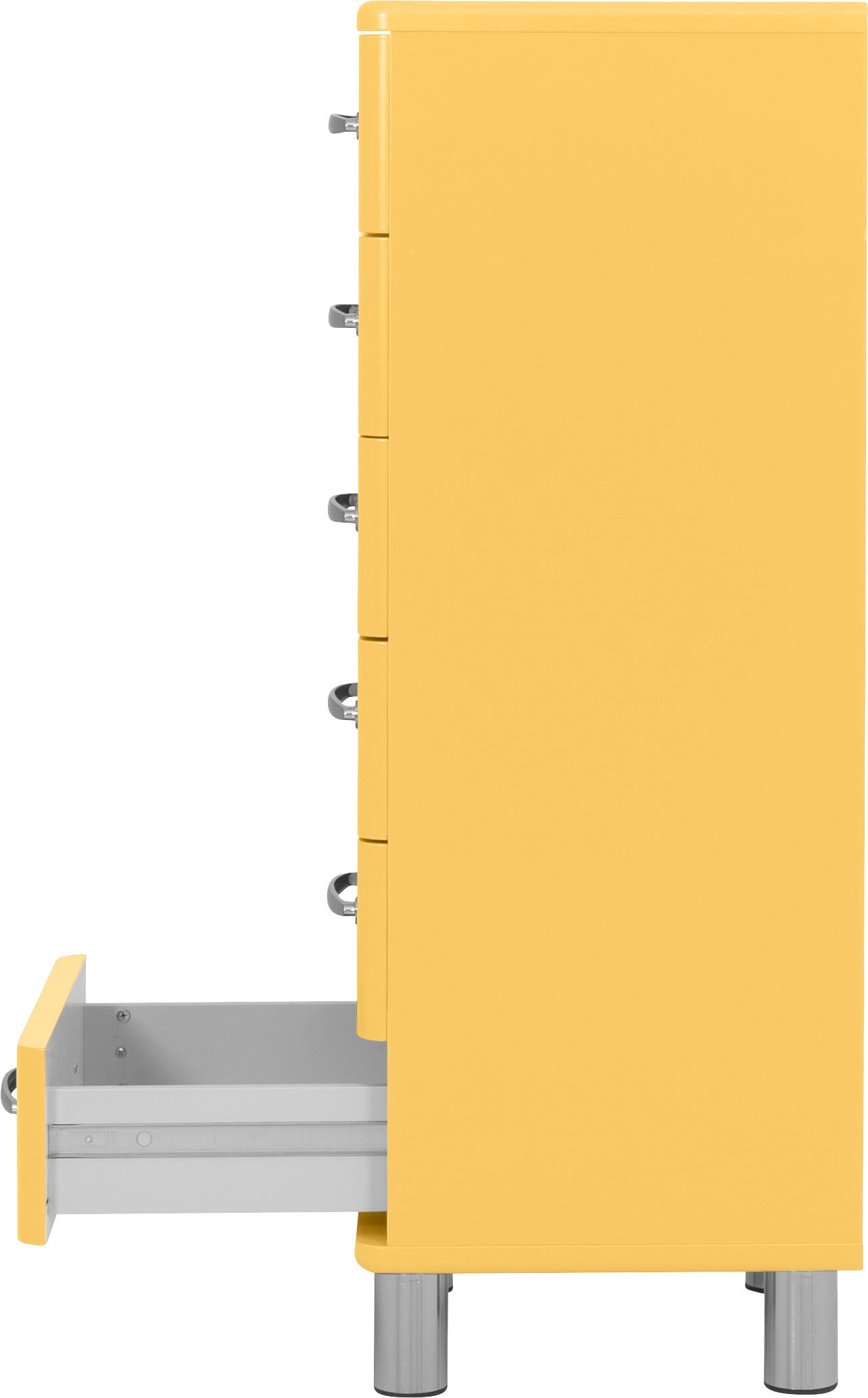 Kommode Schubladenfront, 111 cm obersten Höhe Rechnung Logo der mit kaufen auf »Malibu«, dem auf Malibu Tenzo