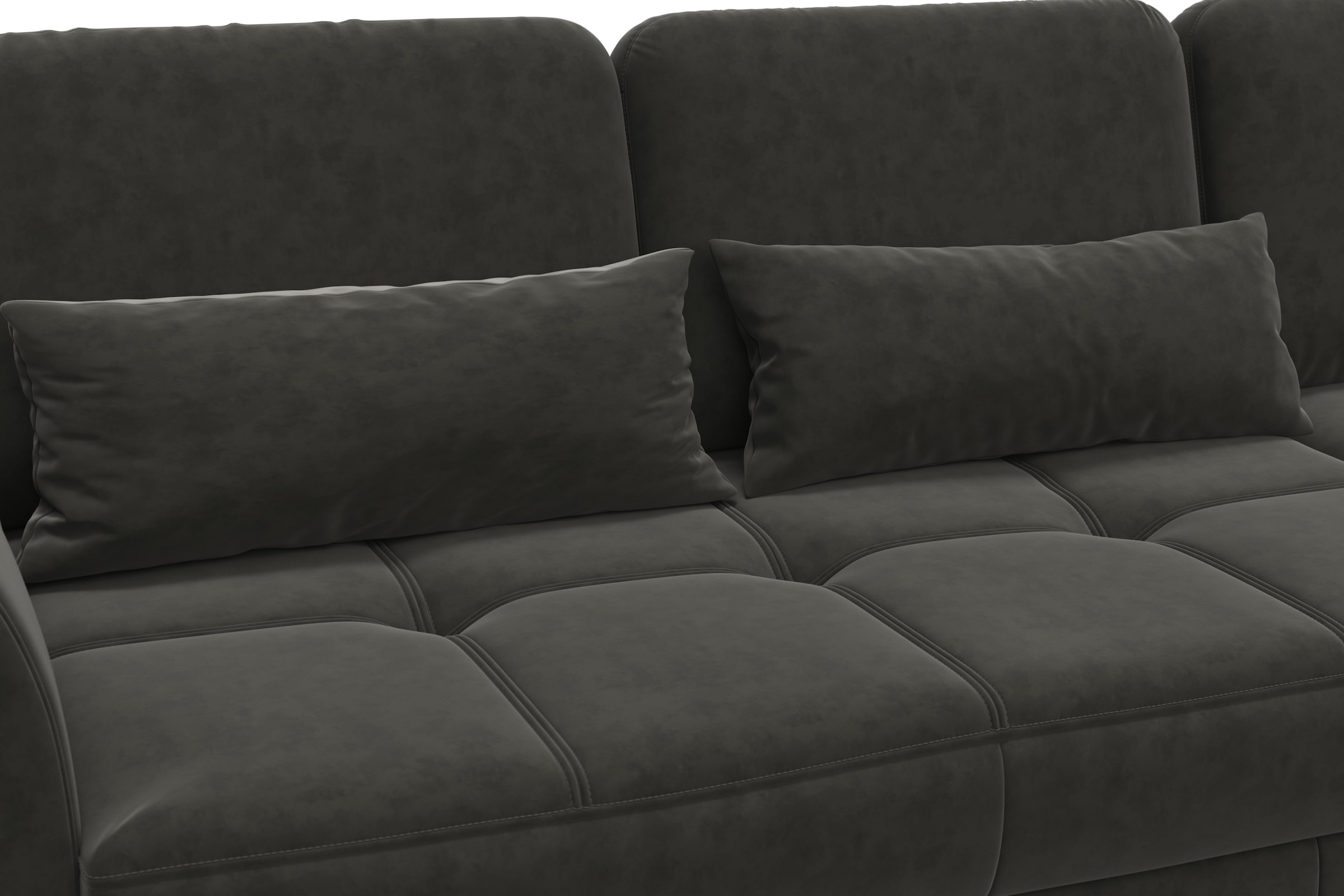 sit&more Ecksofa »Bendigo L-Form«, inklusive Sitztiefenverstellung, Bodenfreiheit 15 cm, 2 Fußfarben