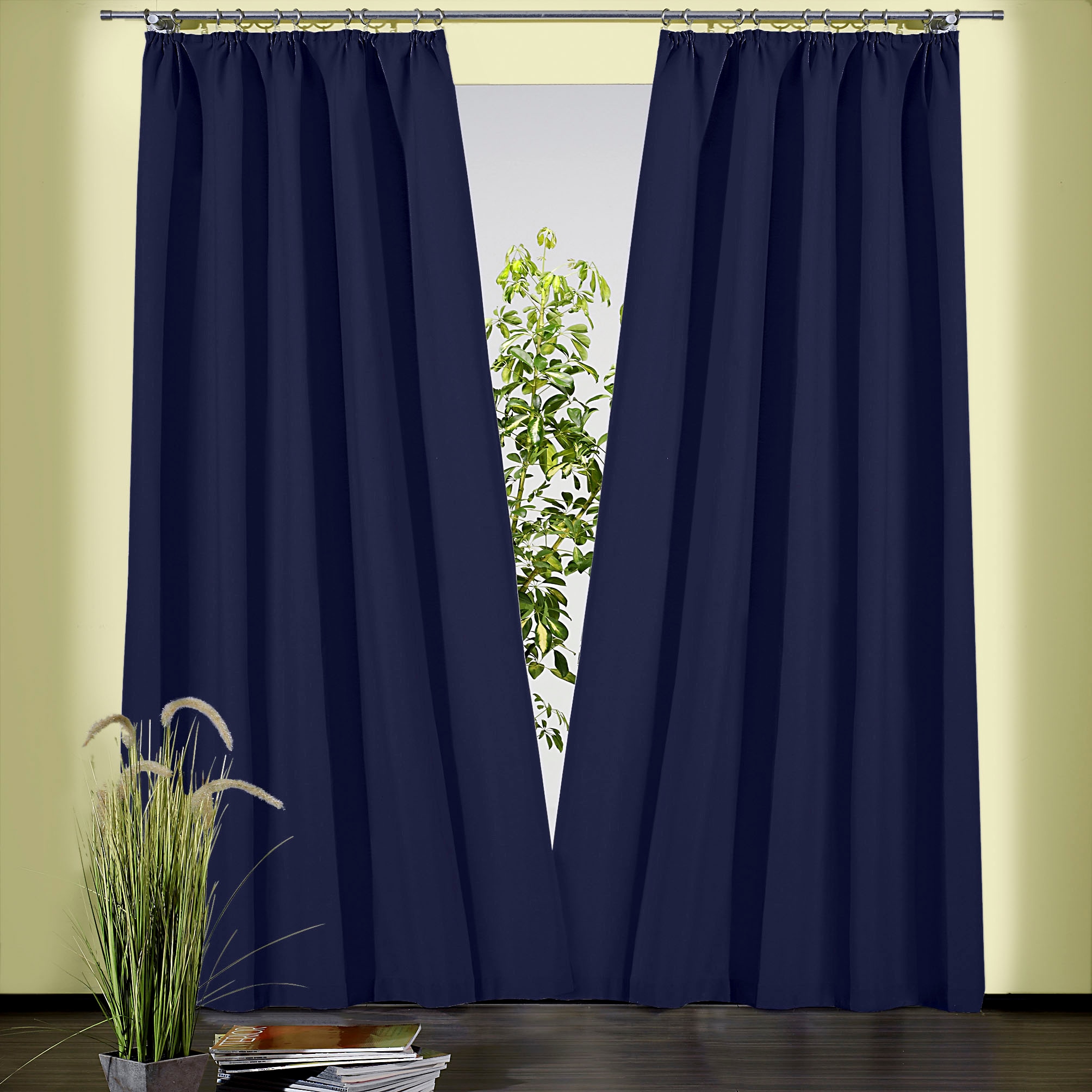 Weckbrodt Vorhang »Sento«, (1 St.), Baumwolle, blickdicht, matte Struktur, unifarben, Gardine, Store