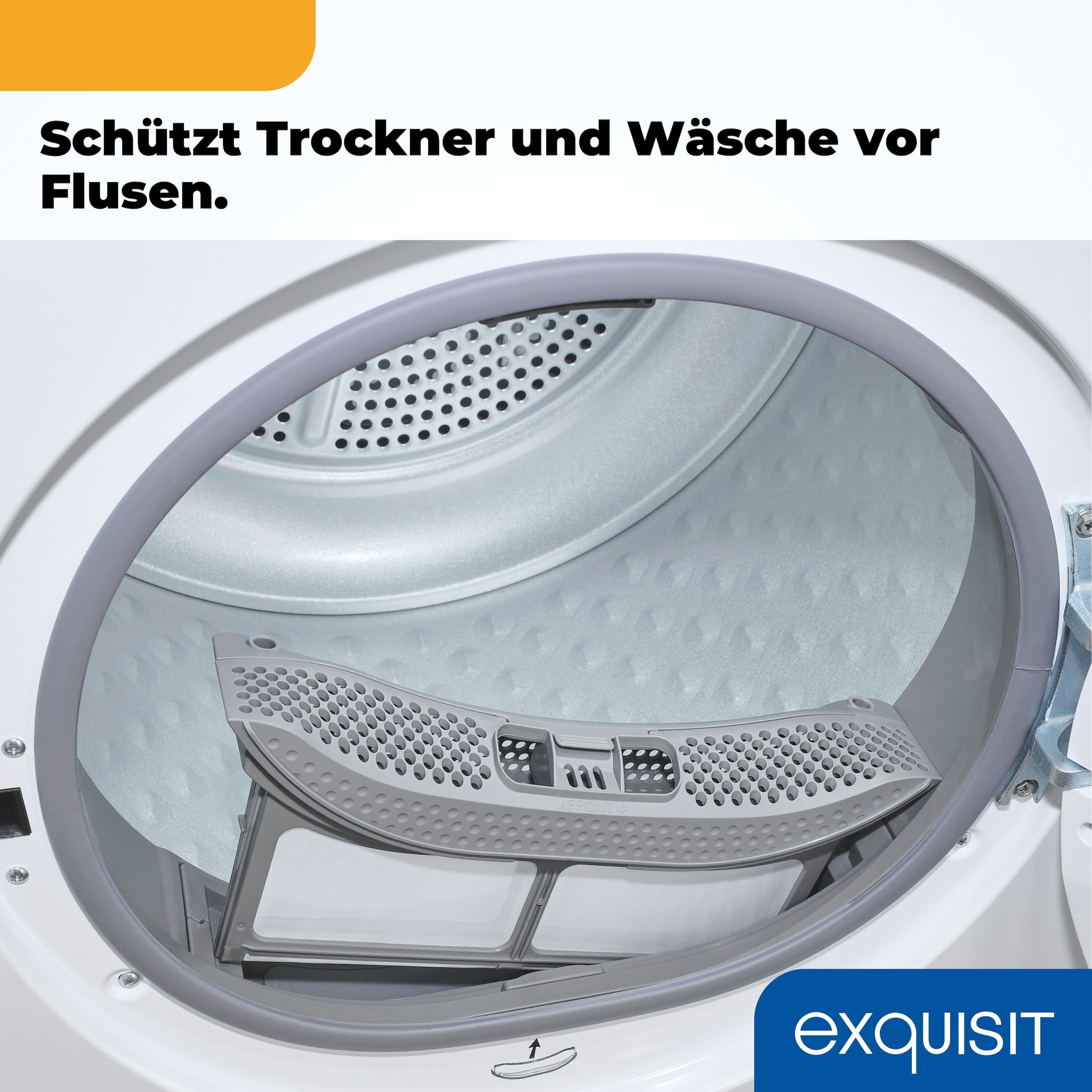 exquisit Wärmepumpentrockner »TWP803-031D weiss«