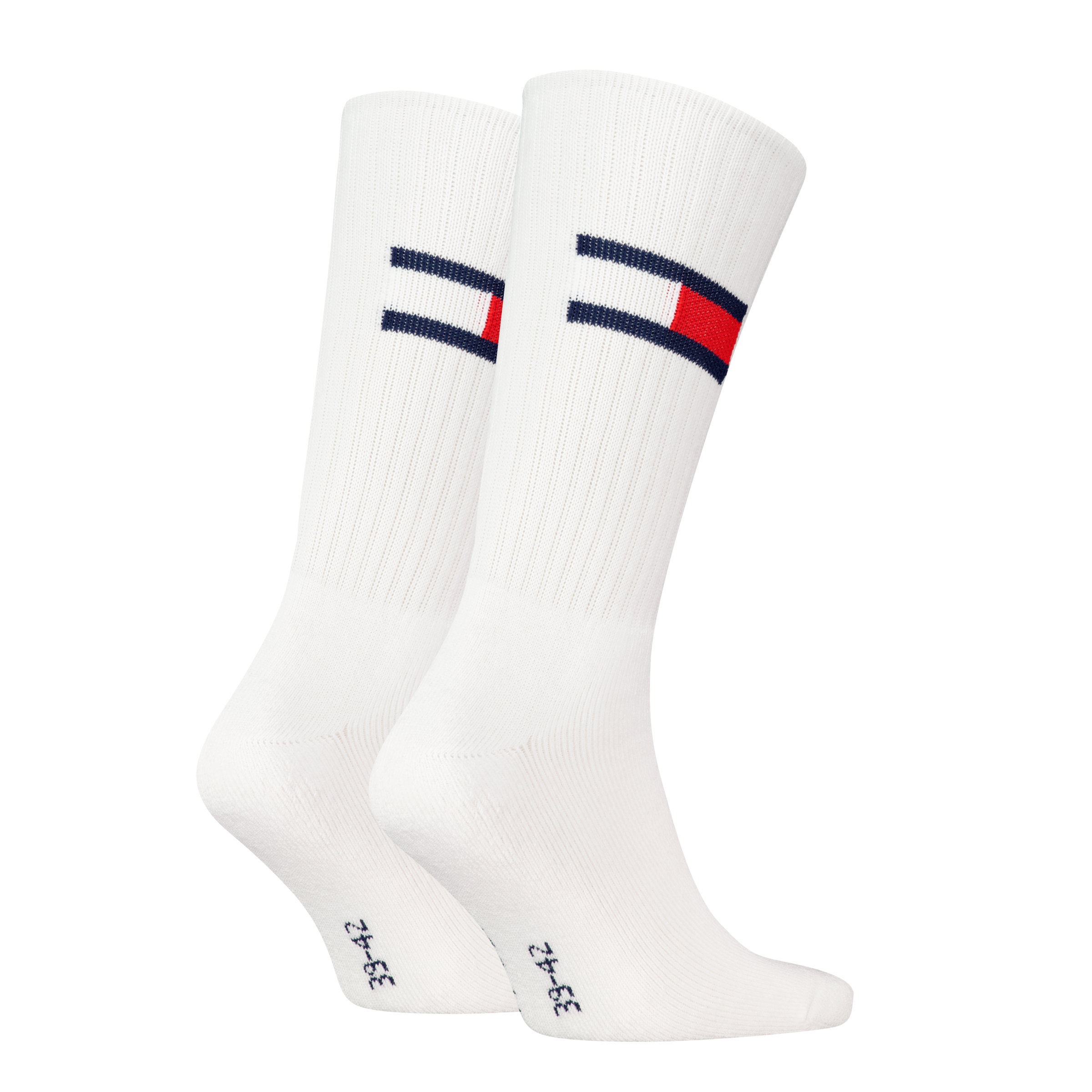 Tommy Hilfiger Socken »TH UNI TJ SOCK 2P FLAG«, (2 Paar, 2 Paar), mit großem Logo