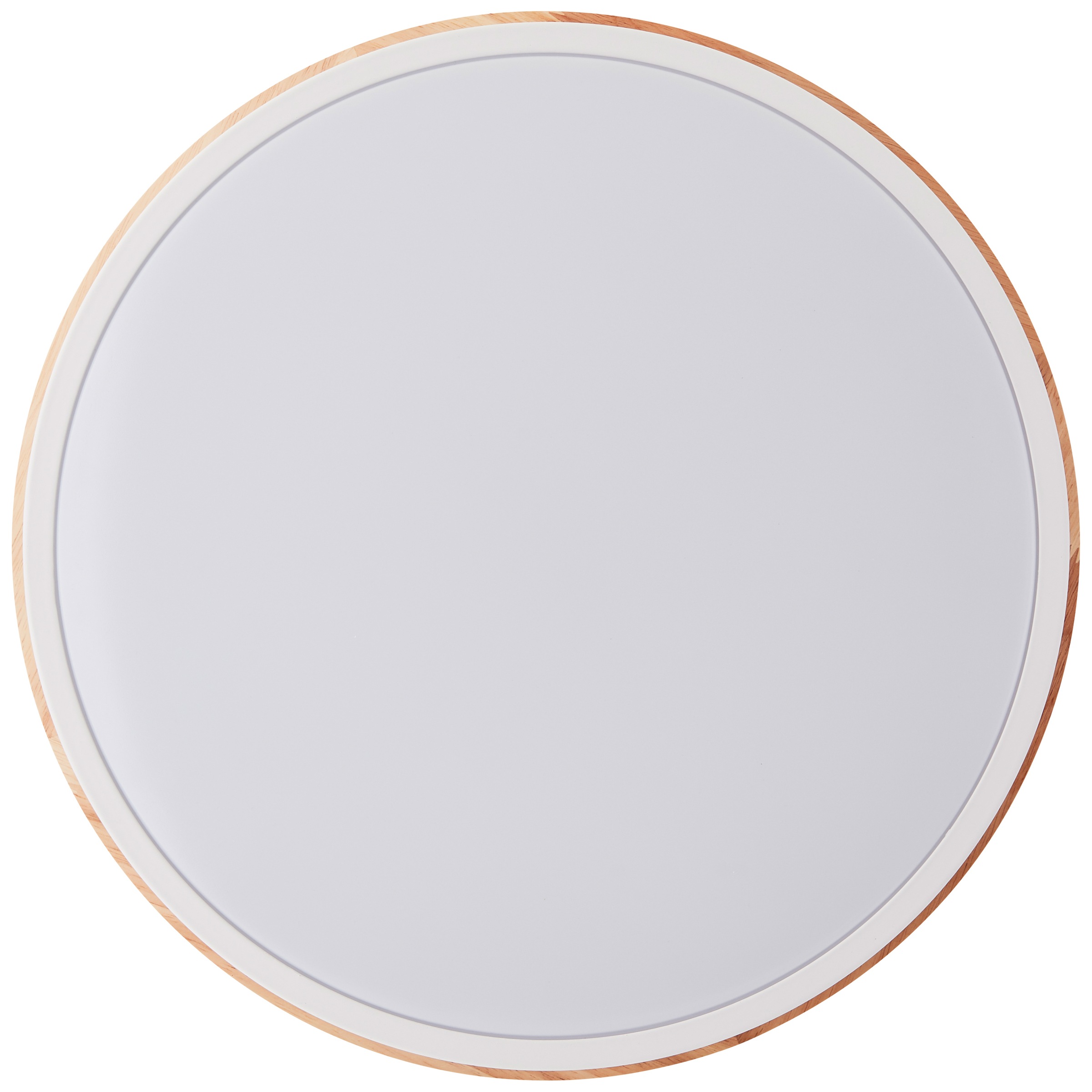 Brilliant LED Deckenleuchte »Baarlo«, Ø 35 cm, 2400 lm, 3000 K, 3-Stufen dimmbar, Holz/Metall
