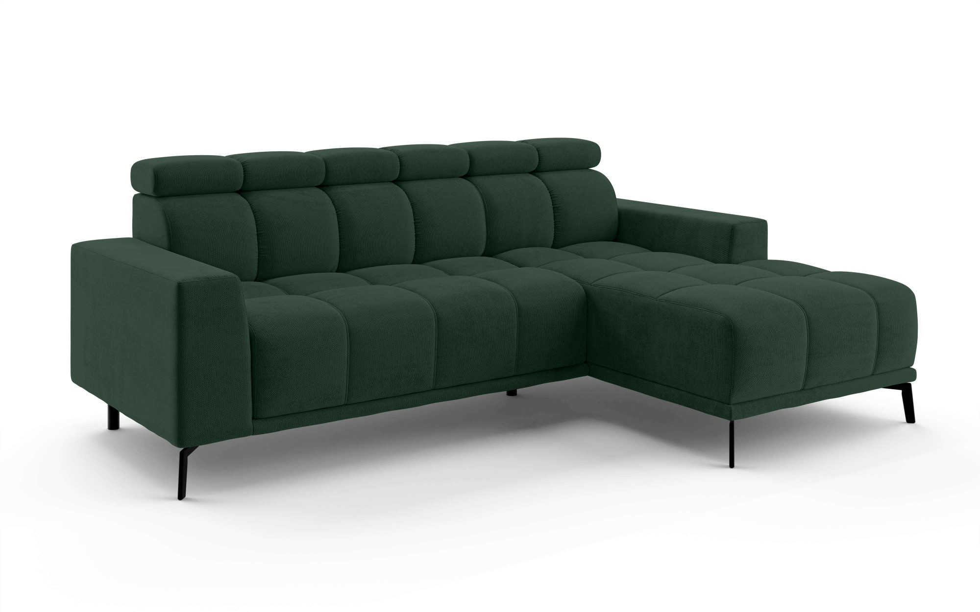 INOSIGN Ecksofa »CAZIE, Designsofa, L-Form, trendige Bubble-Optik,«, L-Form mit Wellenunterfederung, Recamiere rechts/links bestellbar