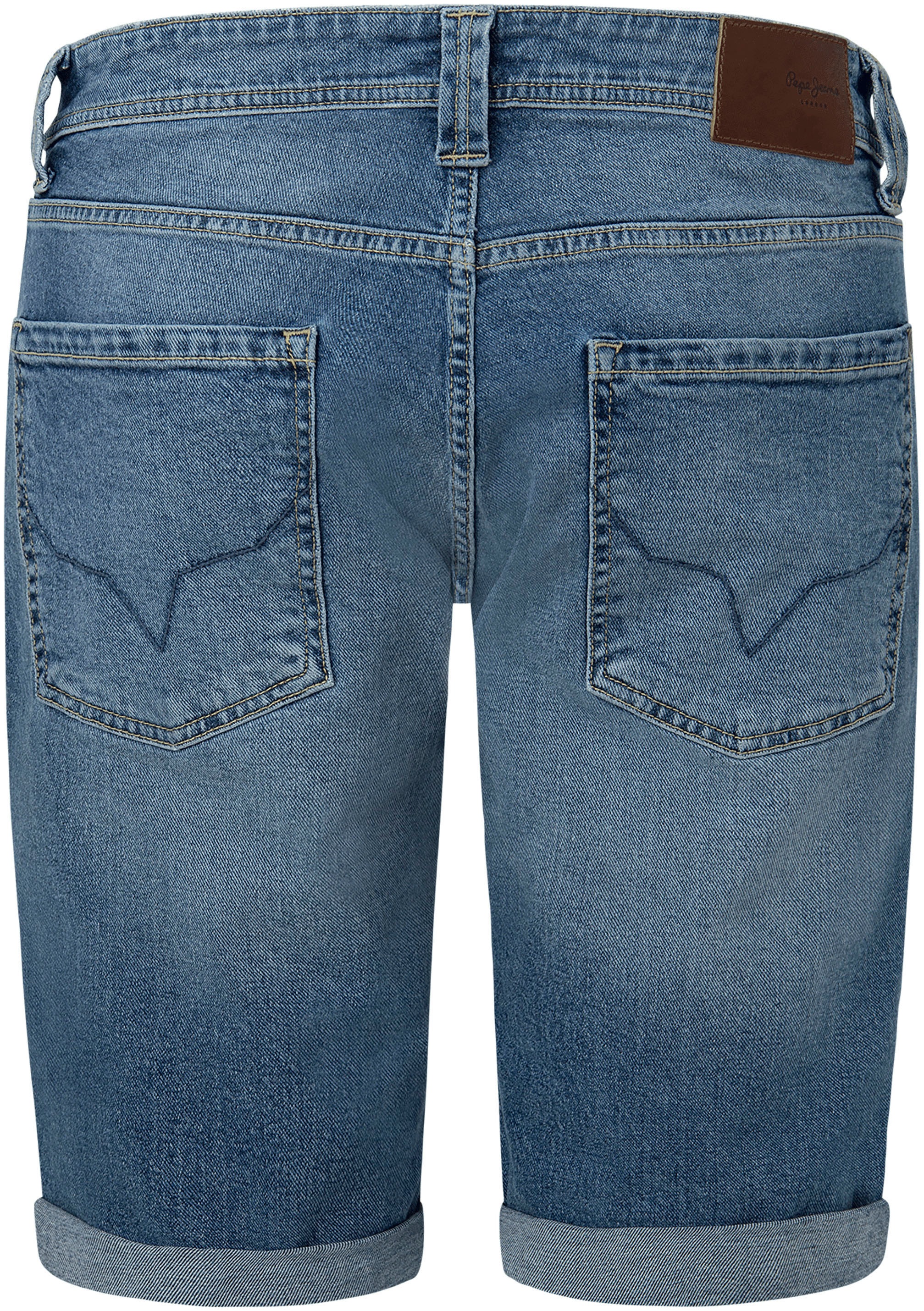 4. Bild von Pepe Jeans Jeansshorts »CASH«, in Used-Waschung