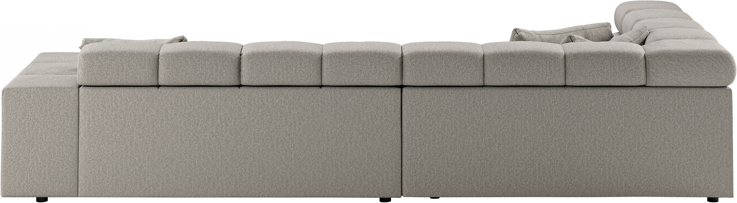 INOSIGN Ecksofa »Ancona incl. Kopfteilverstellung, OTTOs Choice, Breite 319cm, L-Form«, wahlweise motorische Sitztiefenverstellung, auch in Cord + Easy Care