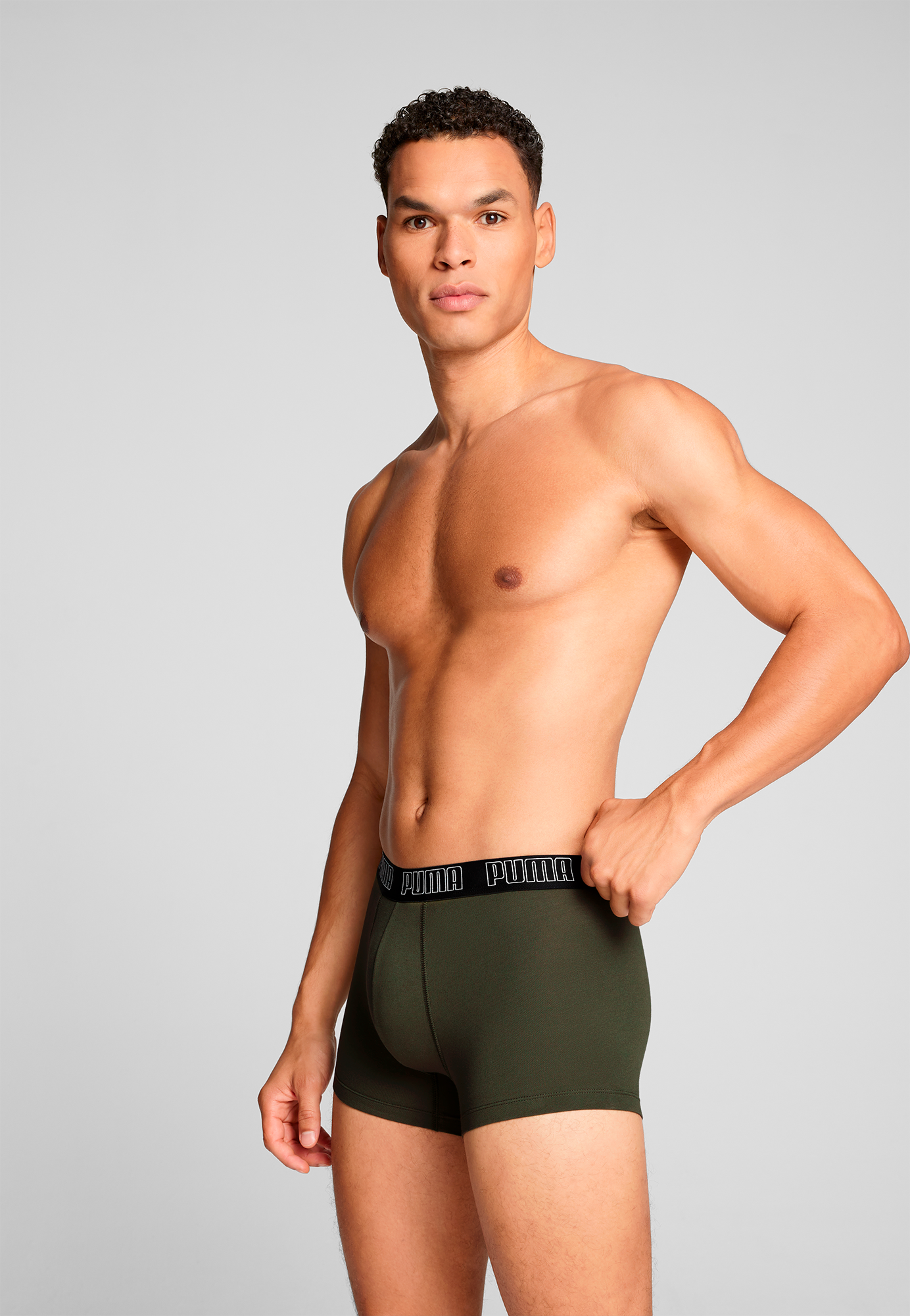 PUMA Trunk »PUMA MEN EVERYDAY TRUNKS 2P«, (2er Pack), mit Logobund