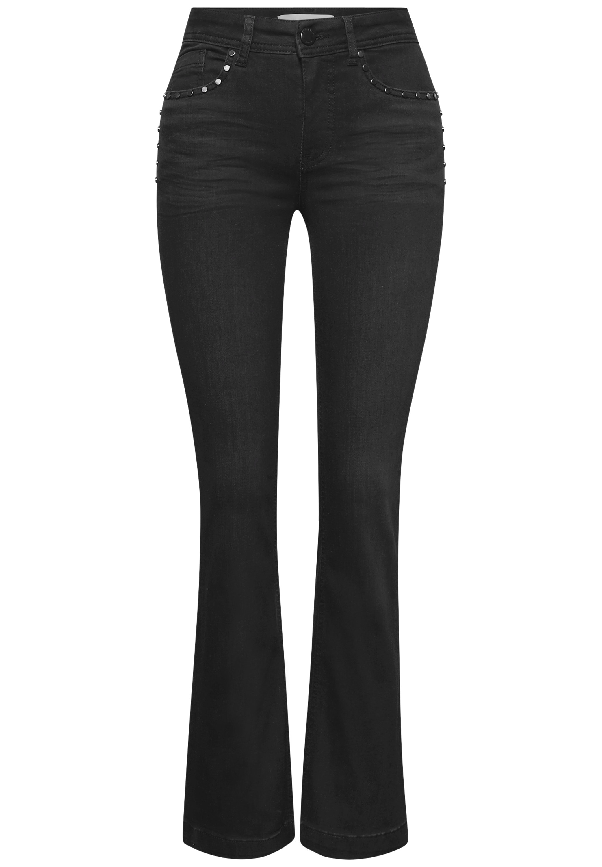STREET ONE Slim-fit-Jeans mit Nieten