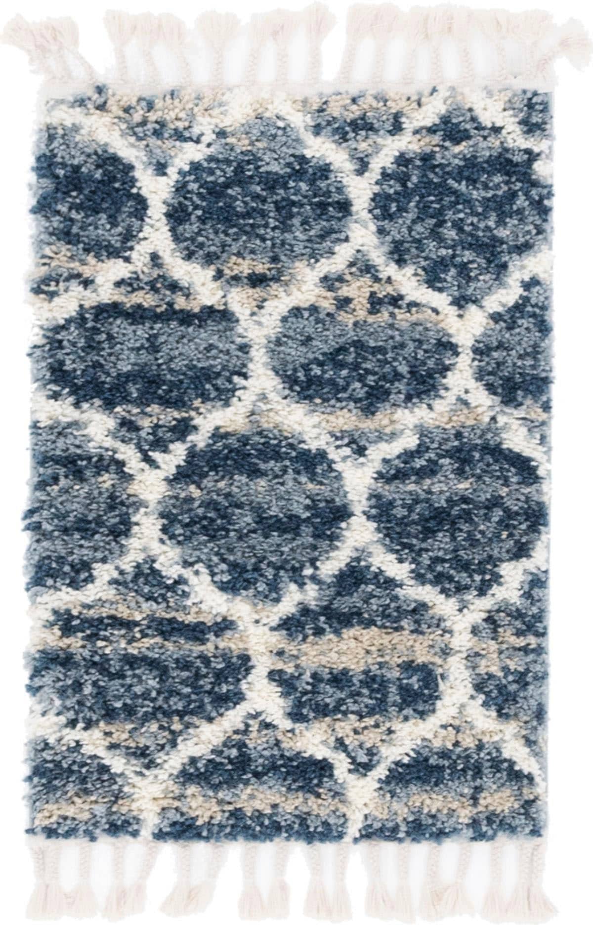 Myflair Möbel & Accessoires Hochflor-Teppich »Top Shag Lagerräumung«, rechteckig, 32 mm Höhe, gewebt, melierte Optik, weich & kuschelig, mit Fransen