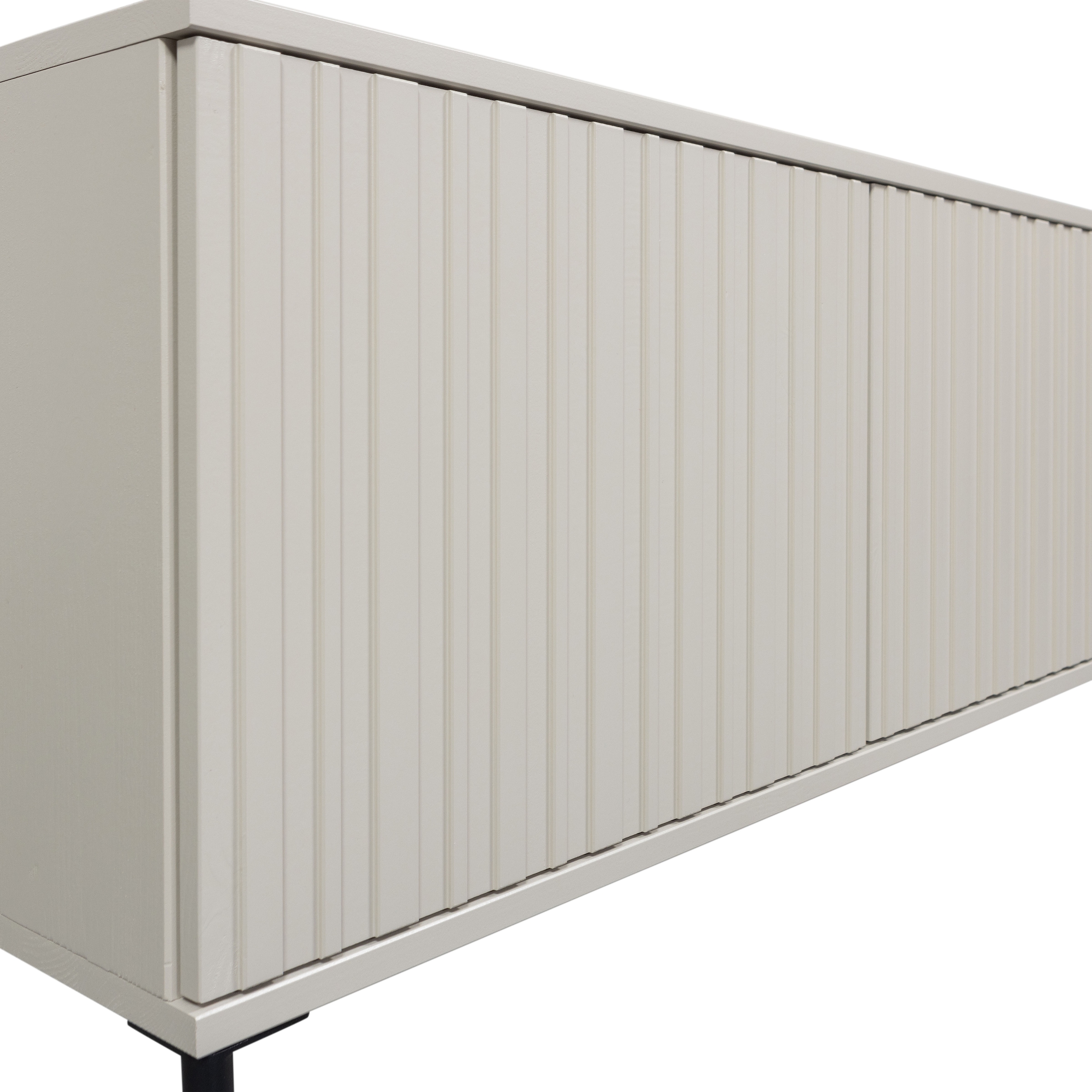 WOOOD Sideboard »New Gravure FSC® Mix holz mit Druckmechanismus H 56 x B 150 x T 44 cm« Das Gravure New TV-Möbel von WOOOD mit Stil, Stauraum und Push-to-Open