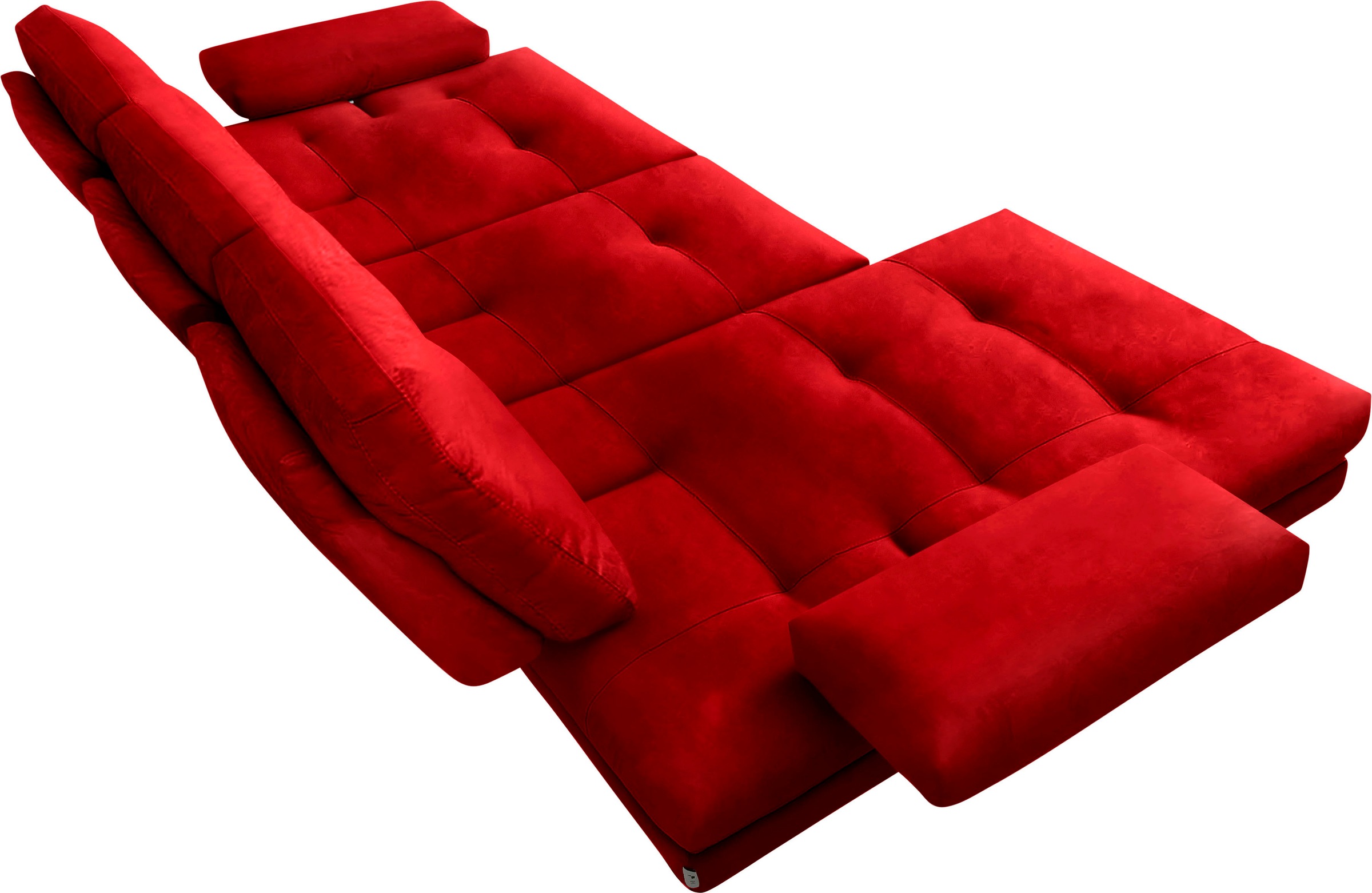CALIA ITALIA Ecksofa "Toby Wing, B/T: 288/153 cm, Designsofa mit hohem Sitz günstig online kaufen