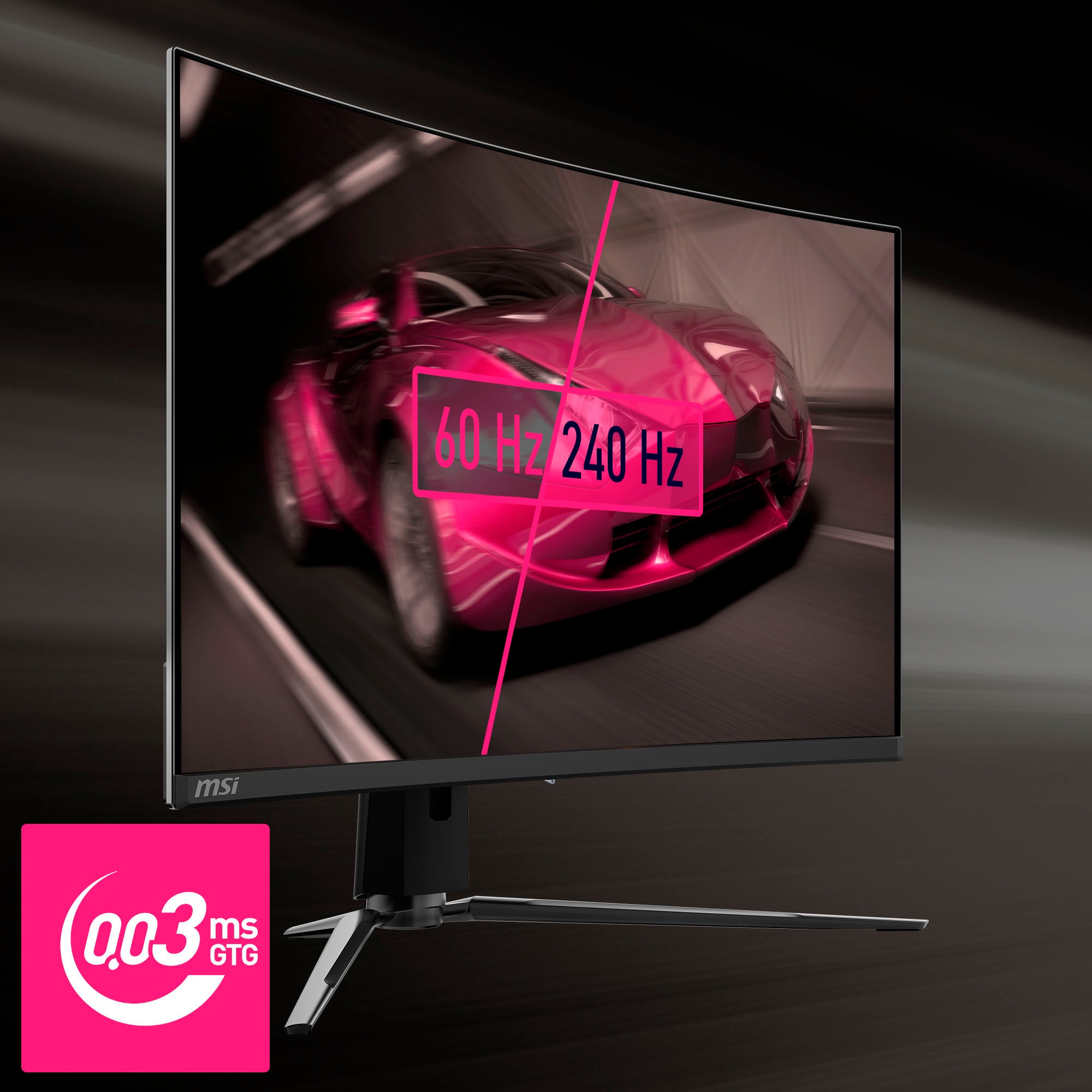 MSI Curved-Gaming-Monitor »MPG 321CURX QD-OLED«, 80 cm/32 Zoll, 3840 x 2160 px, 4K Ultra HD, 0,03 ms Reaktionszeit, 240 Hz