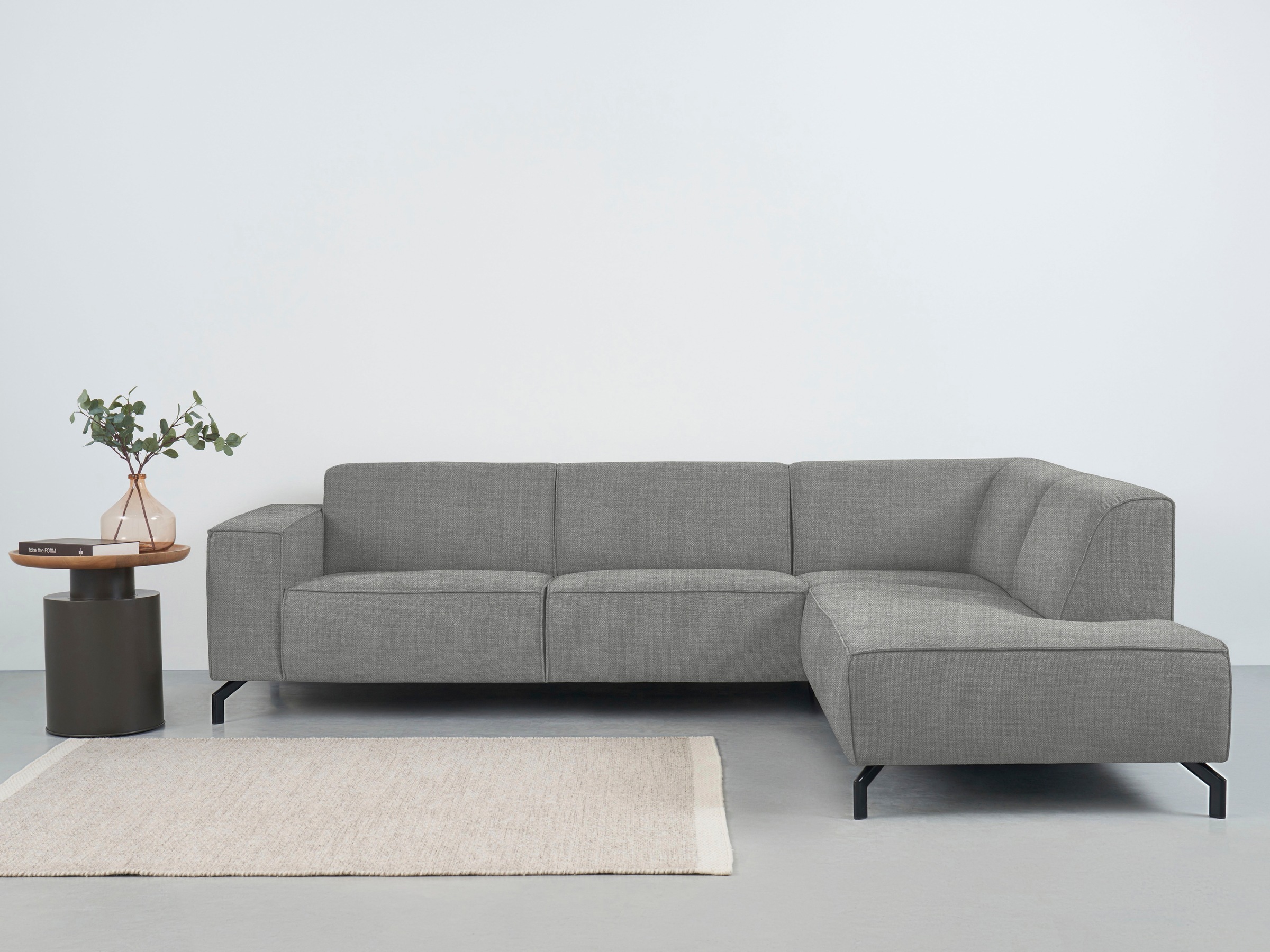 Places of Style Ecksofa »Lorcan, Breite 275 cm, weiches Sitzgefühl«, mit sc günstig online kaufen