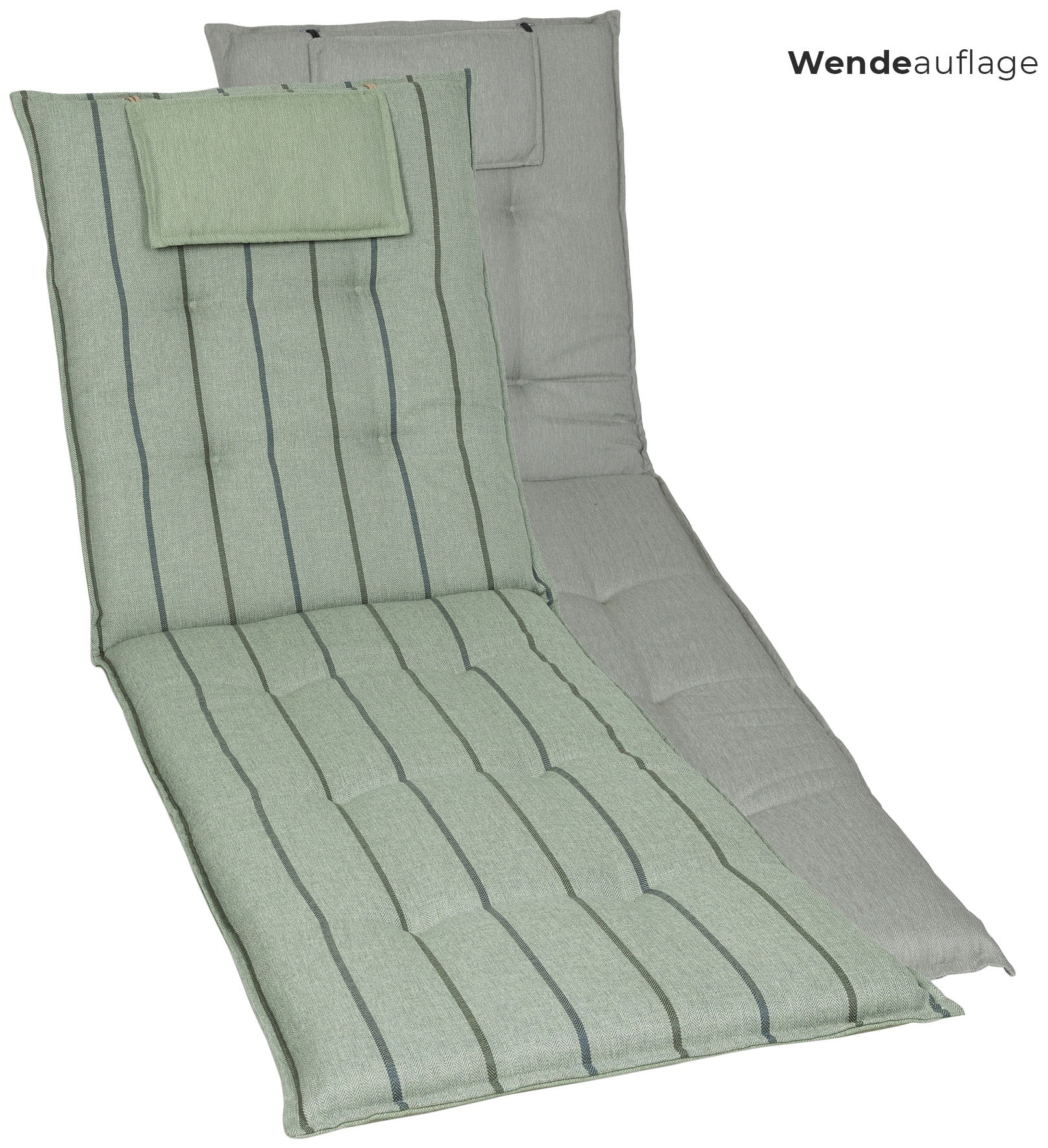 Go-De Liegenauflage "Liegenauflage", grün, B/H/T: 60cm x 190cm x 48cm, 1 Stk.