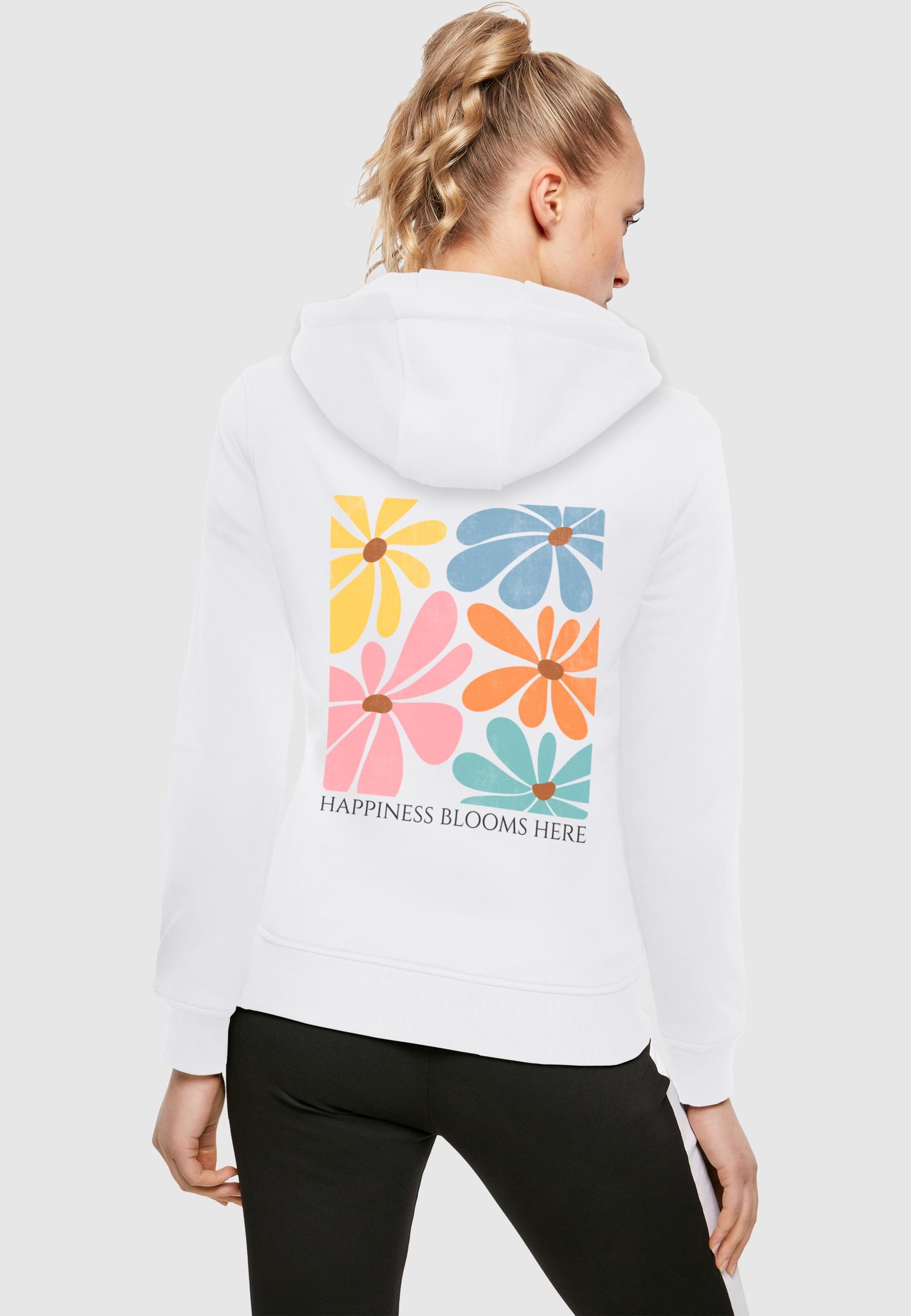 Merchcode Kapuzenpullover »Merchcode Ladies Happiness Blooms Here Hoody« 1 Stk.