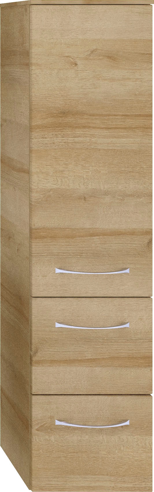 Saphir Badmöbel-Set »6005 Sprint 4-teilig, Keramik-Waschtisch mit LED-Spiegelschrank«, (5 St.), Unterschrank, Midischrank, inkl. Türdämpfer, 5 Türen, 5 Schubladen