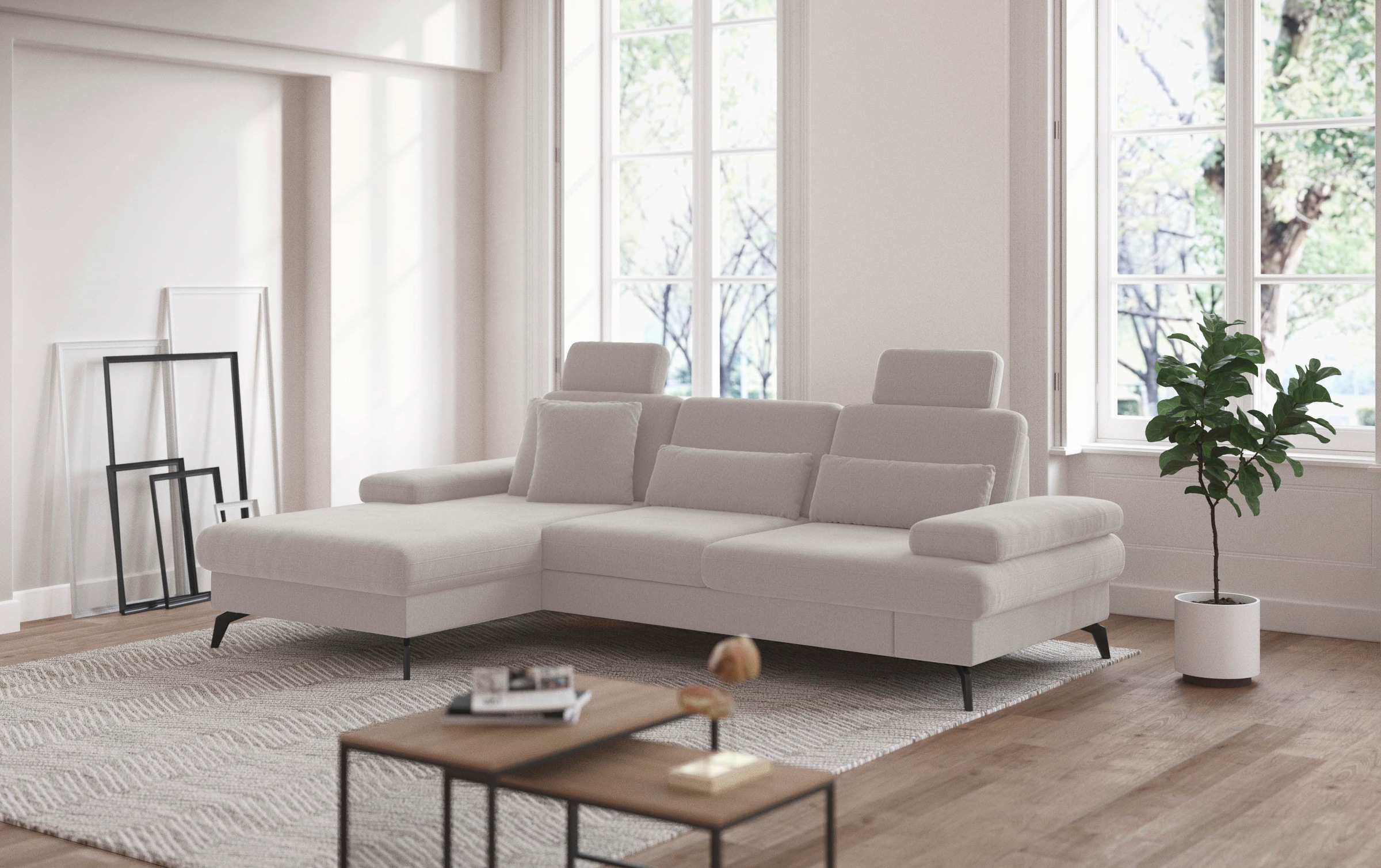 sit&more Ecksofa »Morris L-Form, inkl. Sitztiefenverstellung« wahlweise mit günstig online kaufen