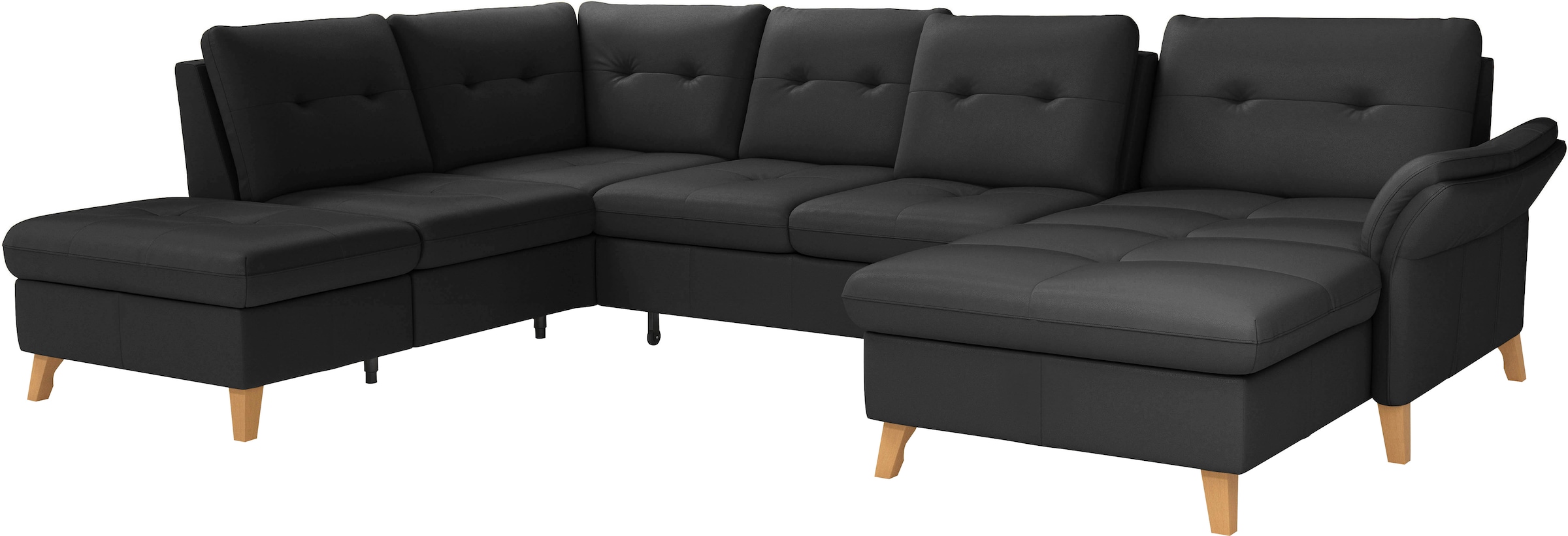 sit&more Wohnlandschaft »Göteborg«, inkl. Sitztiefenverstellung, wahlweise mit Bettfunktion & Bettkasten