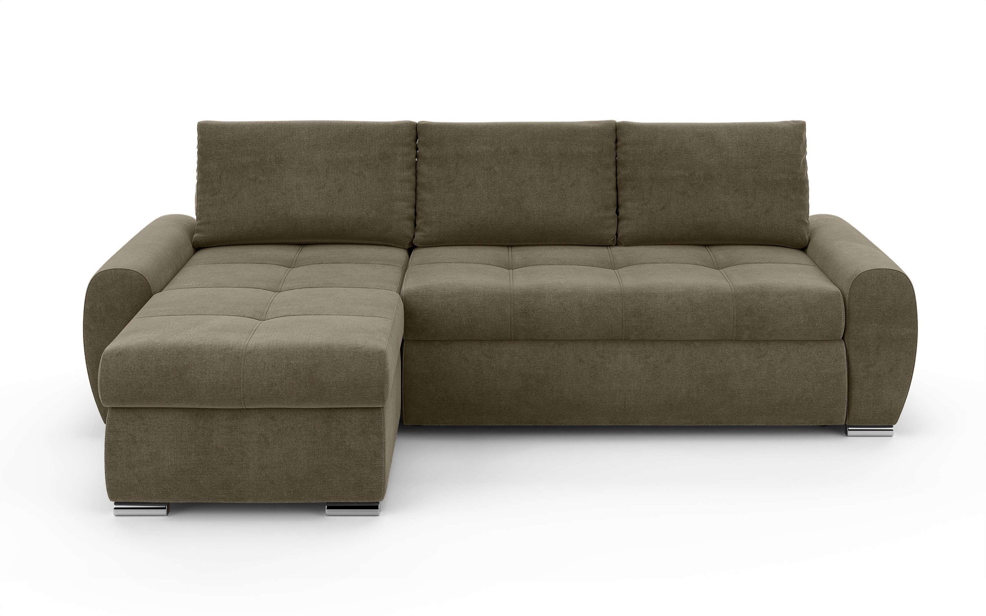 Home affaire Ecksofa »HAVERHILL Schlafsofa mit Bettkasten, Maße B/H/T: 237/ günstig online kaufen