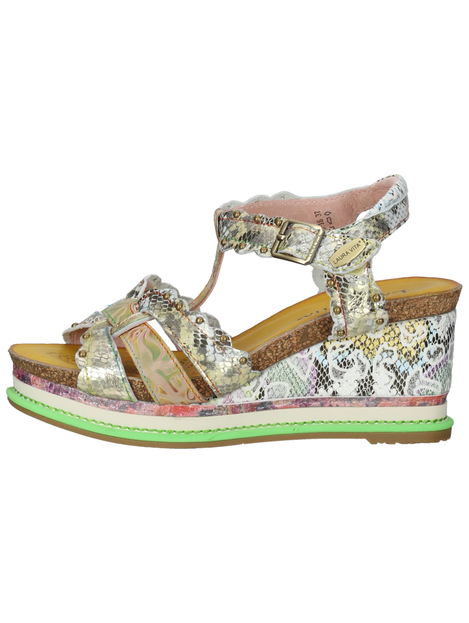 LAURA VITA Keilsandalette »LAURA VITA Sandalen Leder«