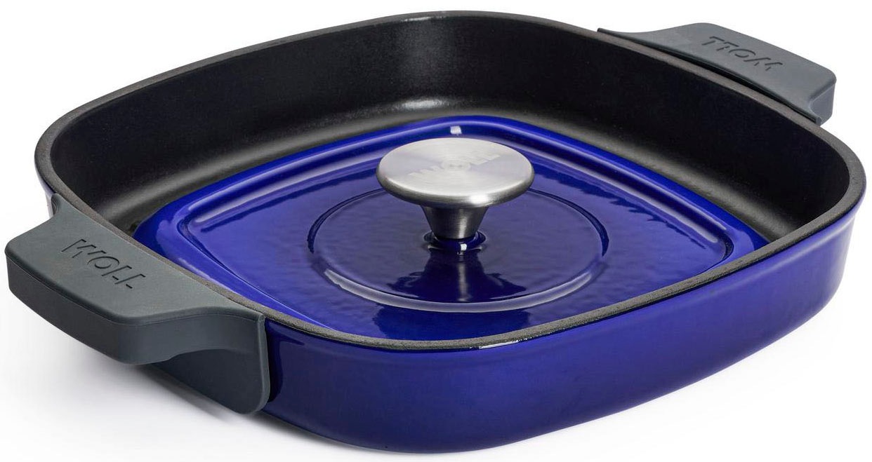 WOLL Grillpfanne »Iron«, Gusseisen, (1 tlg.), 24x24 cm, Induktion
