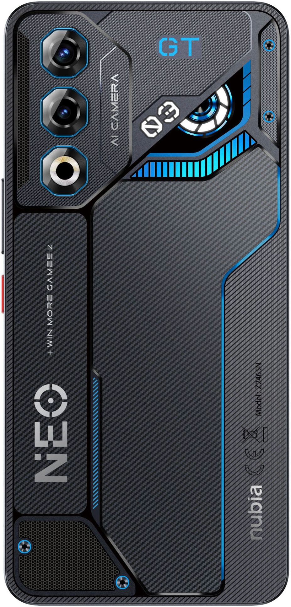Nubia Smartphone »Neo 3 GT 5G«, Interstellar Gray