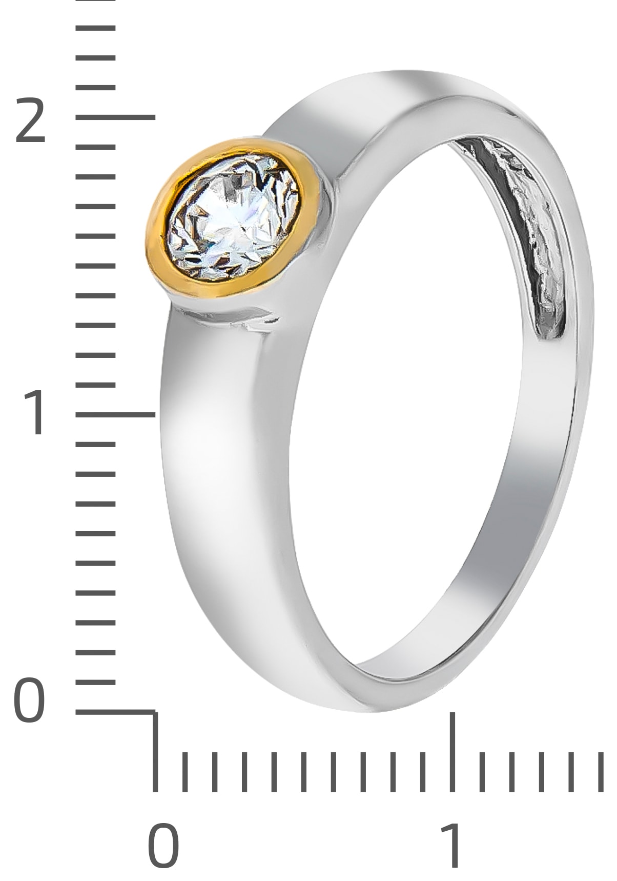 Firetti Fingerring »Schmuck Geschenk Silber 925 Silberring Solitär«, mit Zirkonia (synth.)