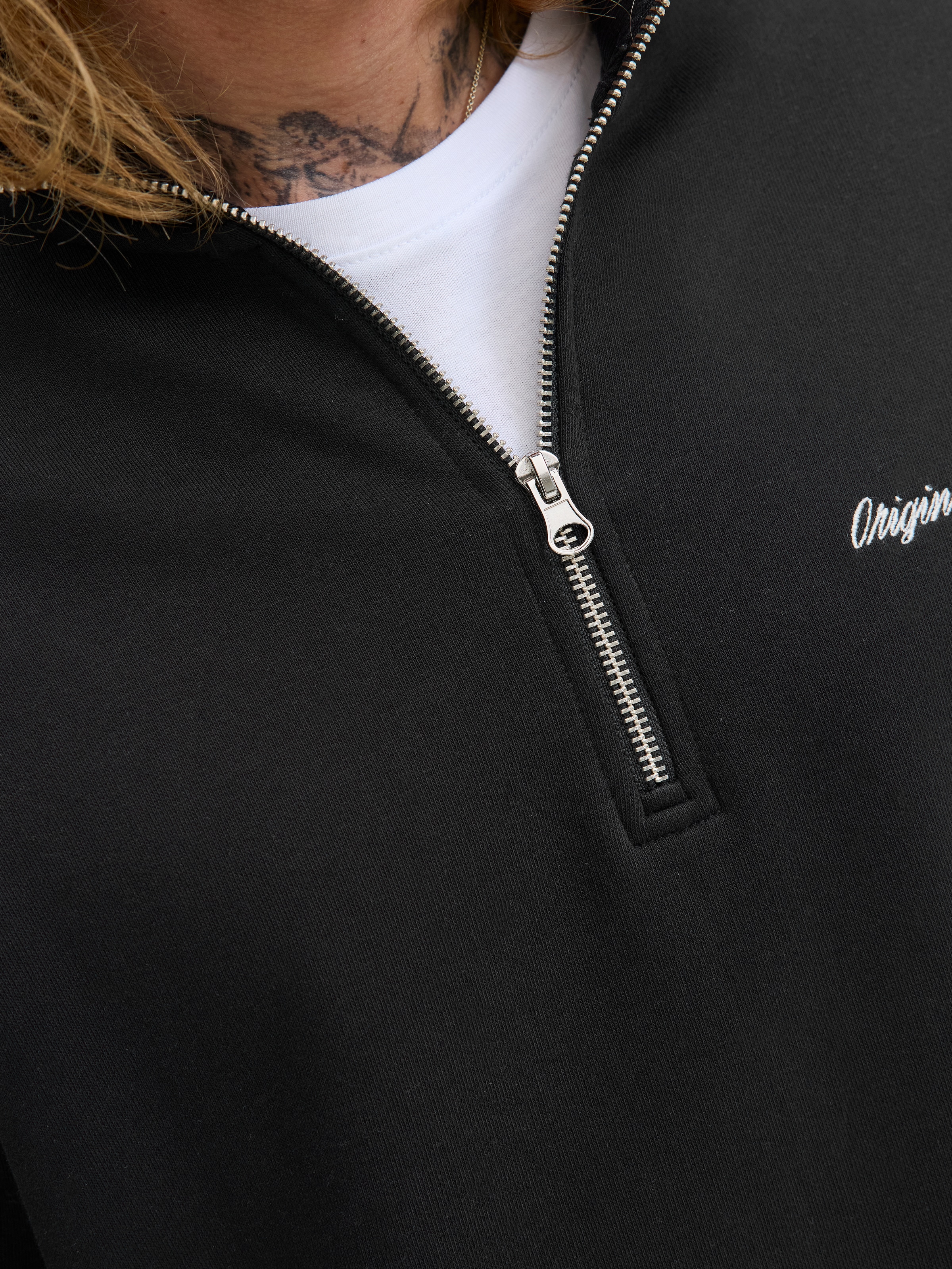 Jack & Jones Sweatshirt »JORNORREBRO EMB SWEAT HIGH NECK SN«