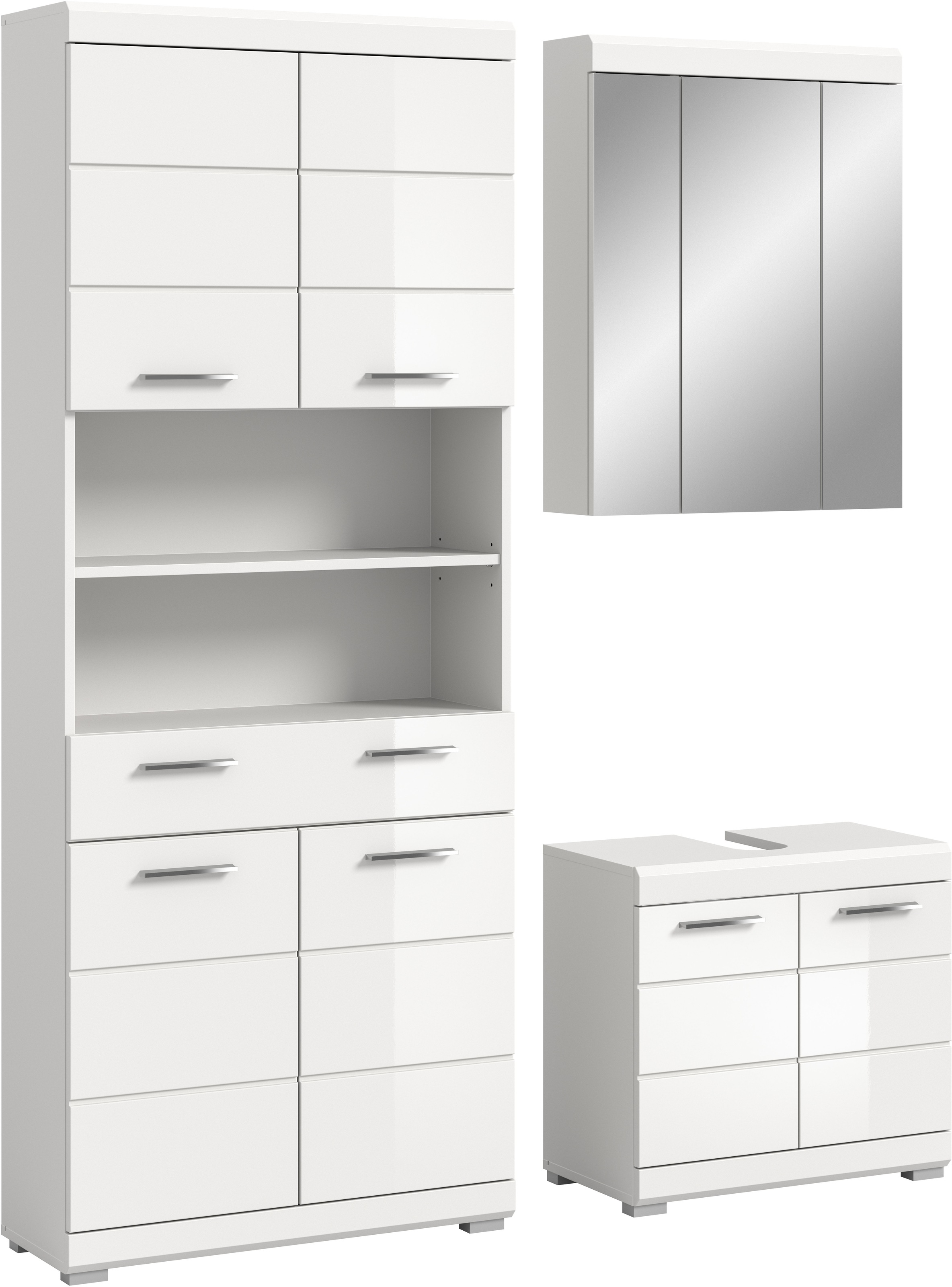 INOSIGN Badmöbel-Set »SIENA, TOPSELLER!, Breite 149cm, 3-teiliges Set« Set, günstig online kaufen