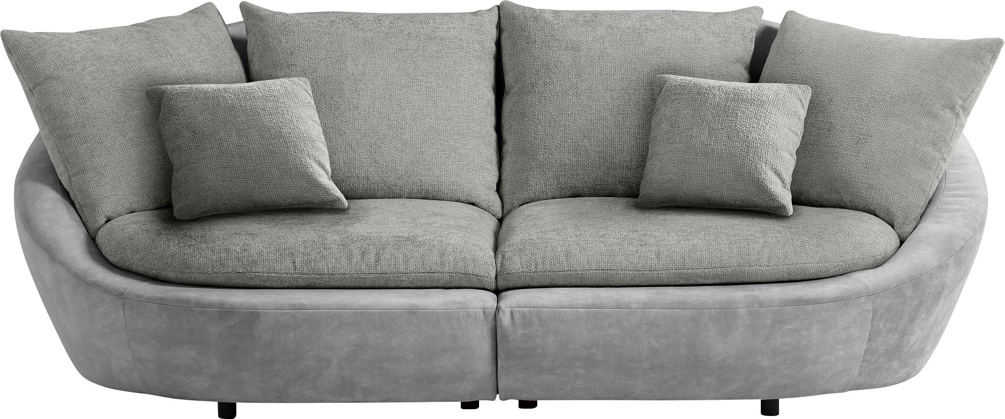 TRENDMANUFAKTUR Big-Sofa »Maui, inklusive 4 Rückenkissen und 2 Zierkissen, günstig online kaufen