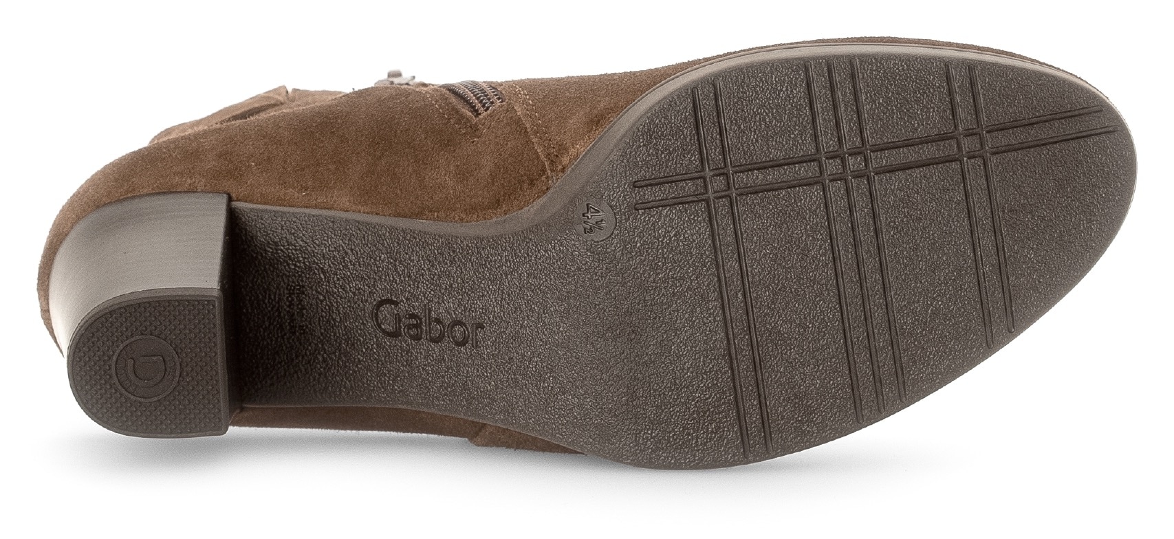 Gabor Stiefelette »Ancona«, Blockabsatz, Ankle Boots mit trendiger Schaftgestaltung