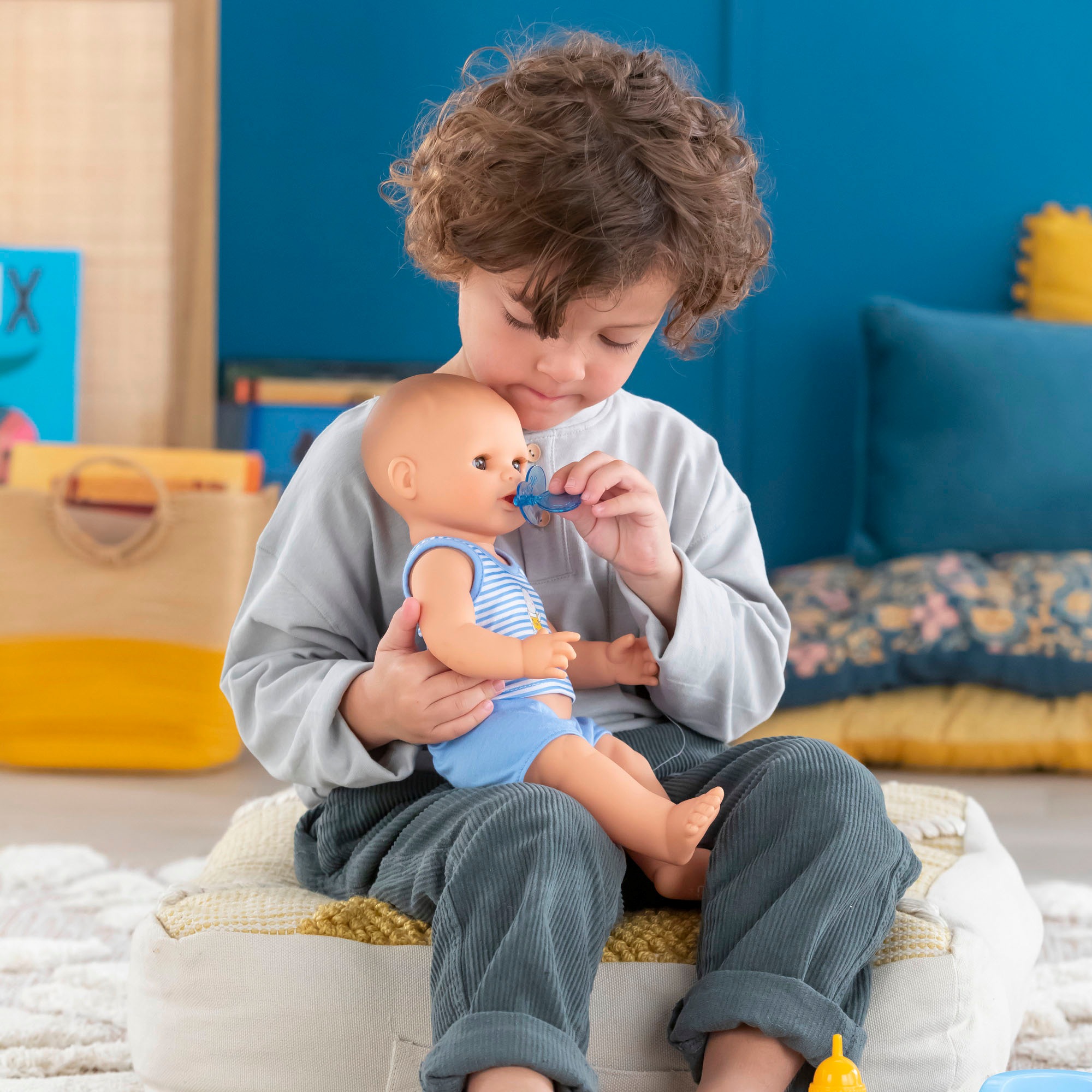 Corolle® Babypuppe »Mon Grand Poupon, Paul Trink+Näss Badebaby«, mit Vanilleduft