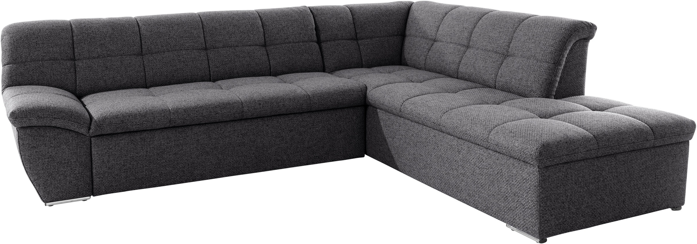 DOMO collection Ecksofa »Lagoa L-Form«, wahlweise mit Bettfunktion, frei im Raum stellbar, große Farbvielfalt