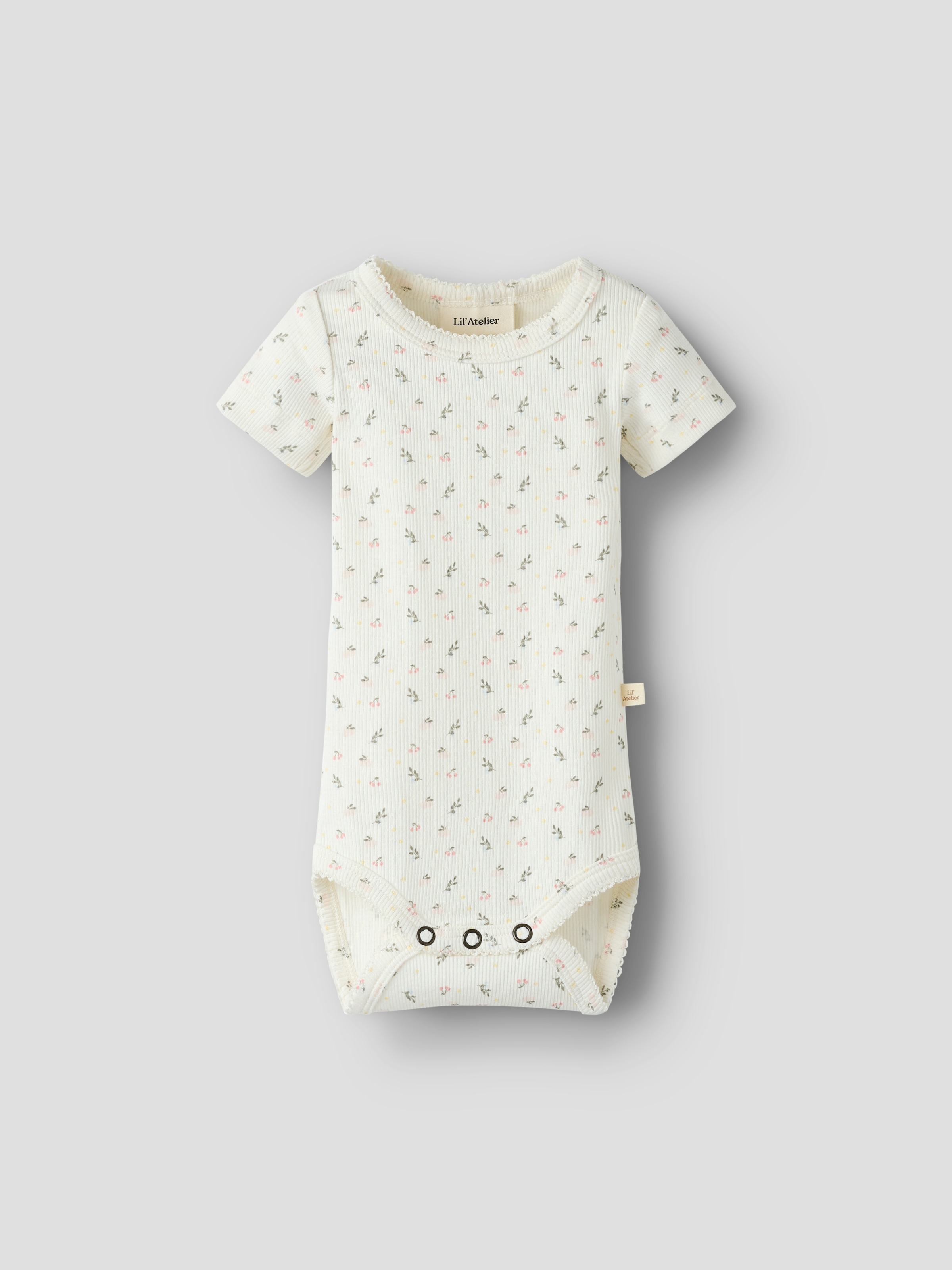 Lil' Atelier Kurzarmbody »NBFGAGO SS SLIM BODY LIL NOOS« Baumwollmischung, Druck, Kurzarm